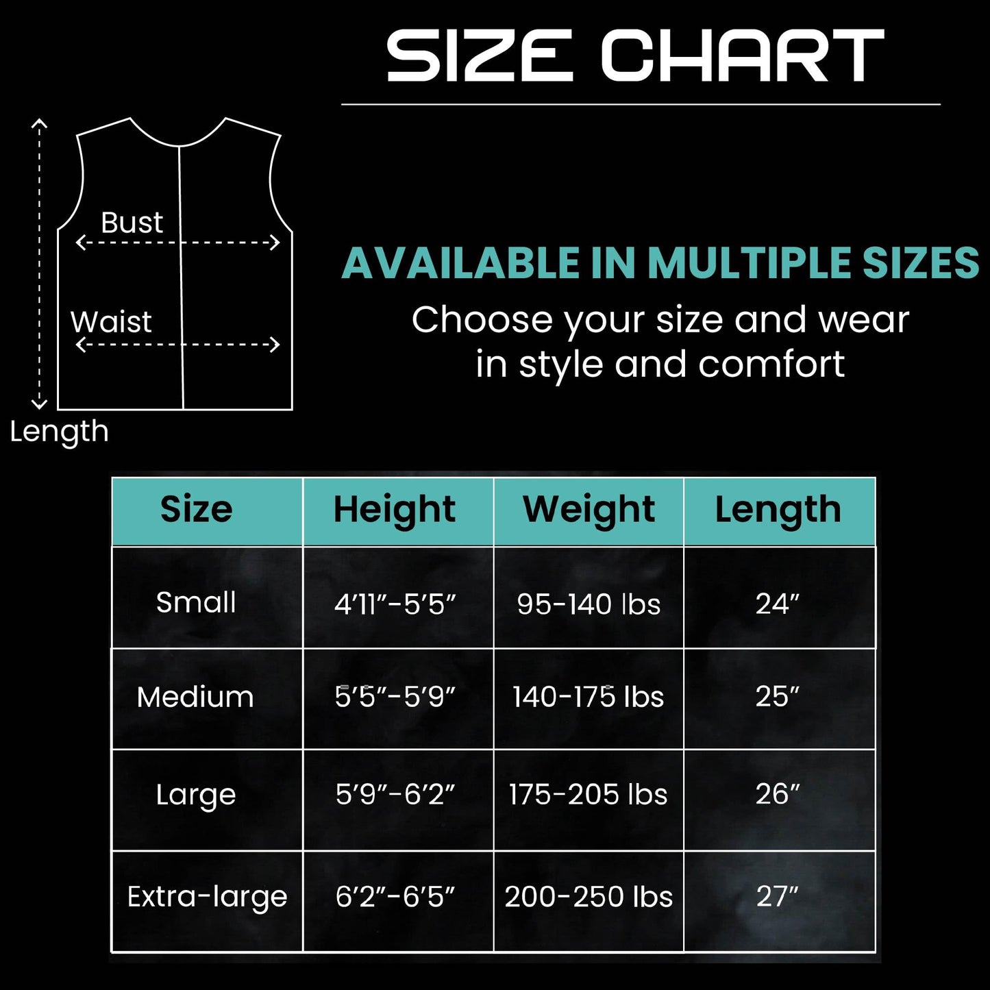 Challenge Weighted Workoutwear - Weighted Workout Vest, Compression Weighted Fitness Pro Vest, Strength Training Weight Vests with ⅛’ Thick Weights, Weight Vest Holds Up to 16 Lbs, Large