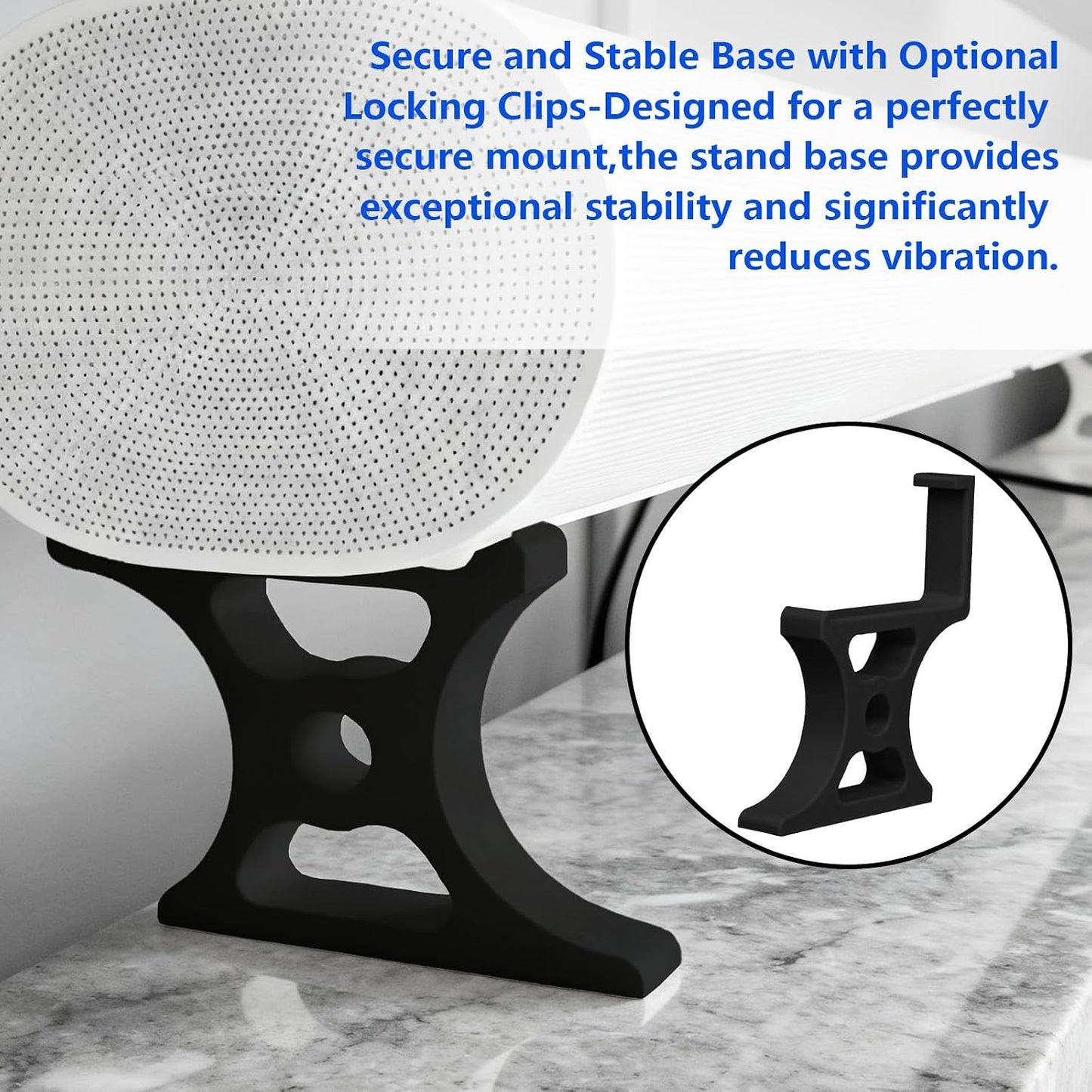 Generic 3-Height (25mm-75mm), Installation(50mm Soundbar Stand Compatible with Arc, Adjustable Riser Base Sturdy Base