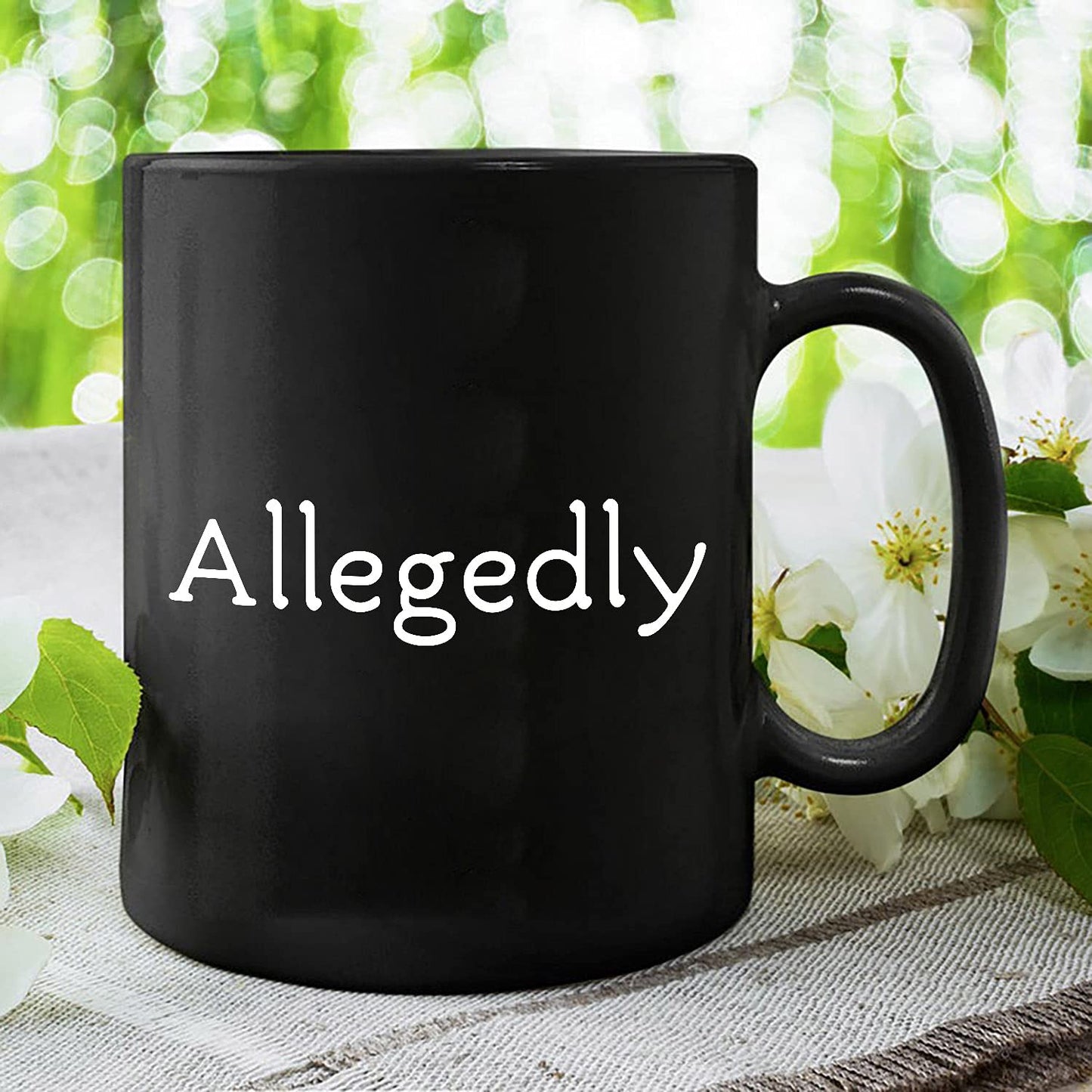 MargoDream Lawyer Gifts Appreciation Funny Mug Allegedly Coffee Cup Gift For Men For Woman Black 11 Oz