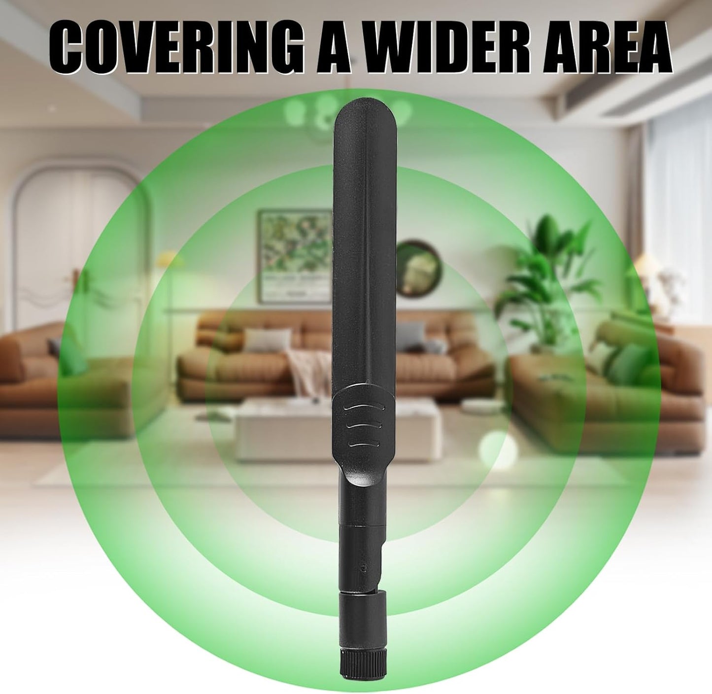 DORHEA 2Pcs 8dBi 2.4GHz 5GHz 5.8GHz Dual Band WiFi Antenna RP-SMA Male Bluetooth Antenna for USB Adapter Camera Video