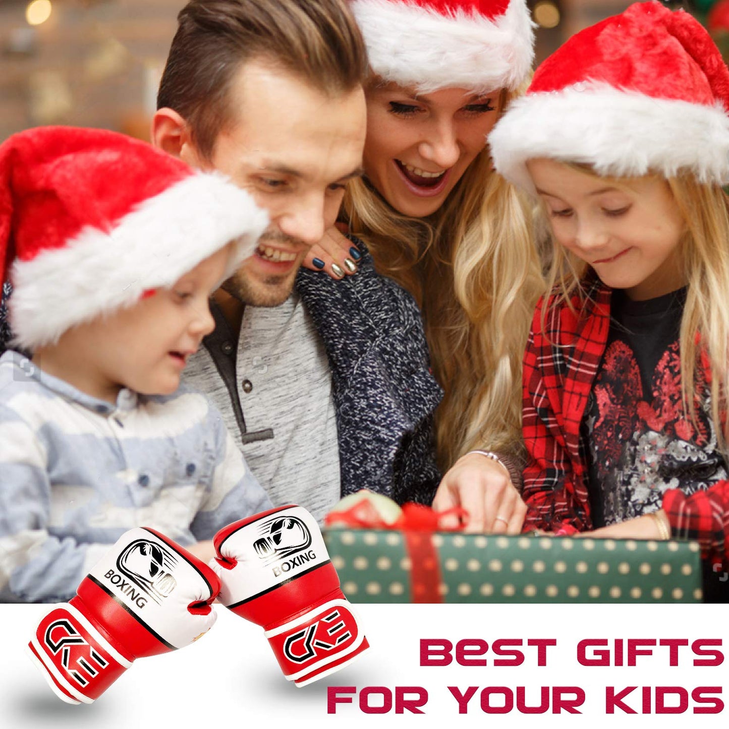 CKE Kids Boxing Gloves for Kids Boys Girls Junior Youth Toddlers Age 5-12 Years Training Boxing Gloves for Punching Bag Kickboxing Muay Thai