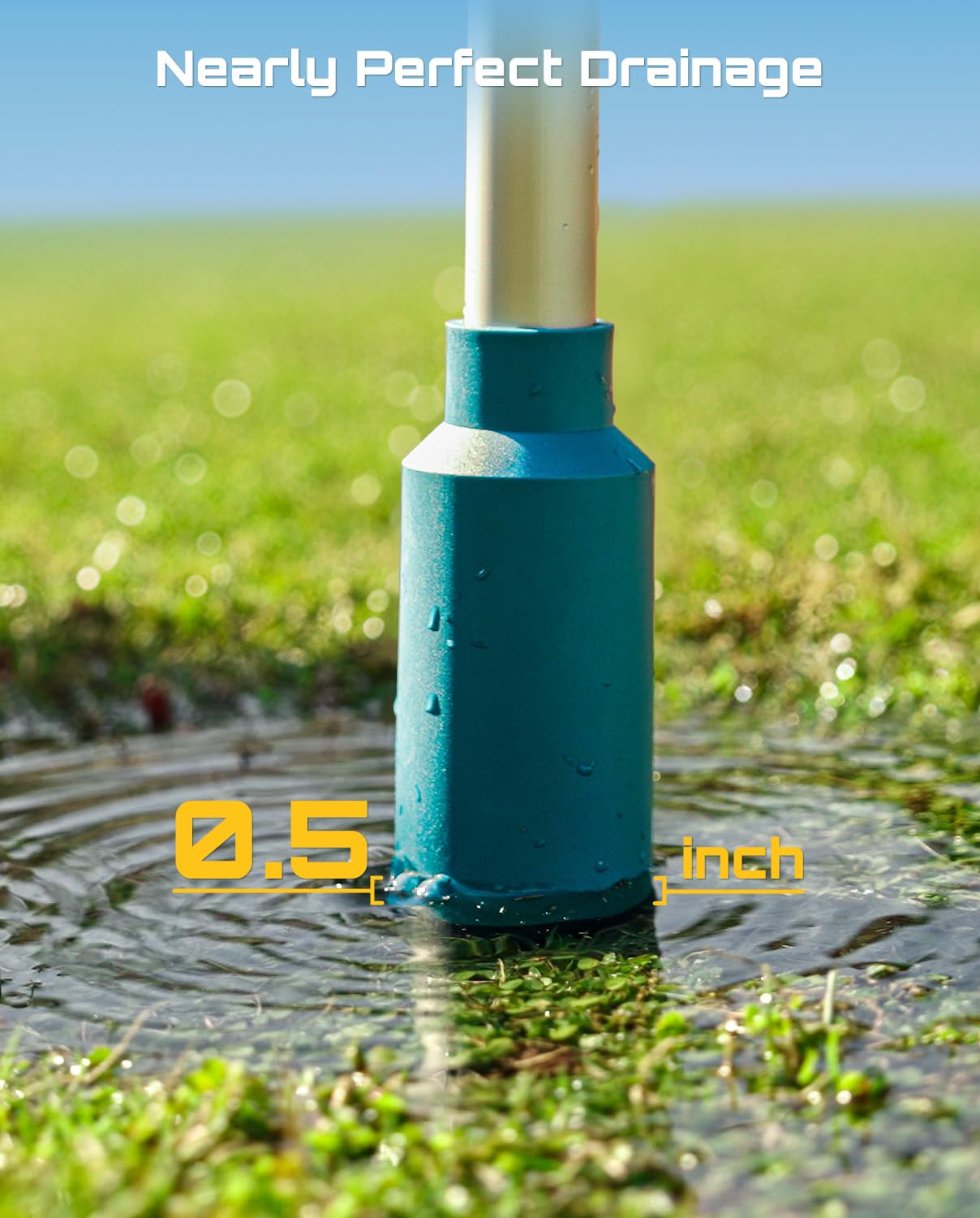 SEESII Cordless Stick Water Pump 2.2" Head, Battery Powered Diesel Transfer Pump 1-Hour Runtime, 720GPH & 16FT Lift Portable Submersible Utility Pump for Pool Garden Pond Boat Basement RV Rain Barrels