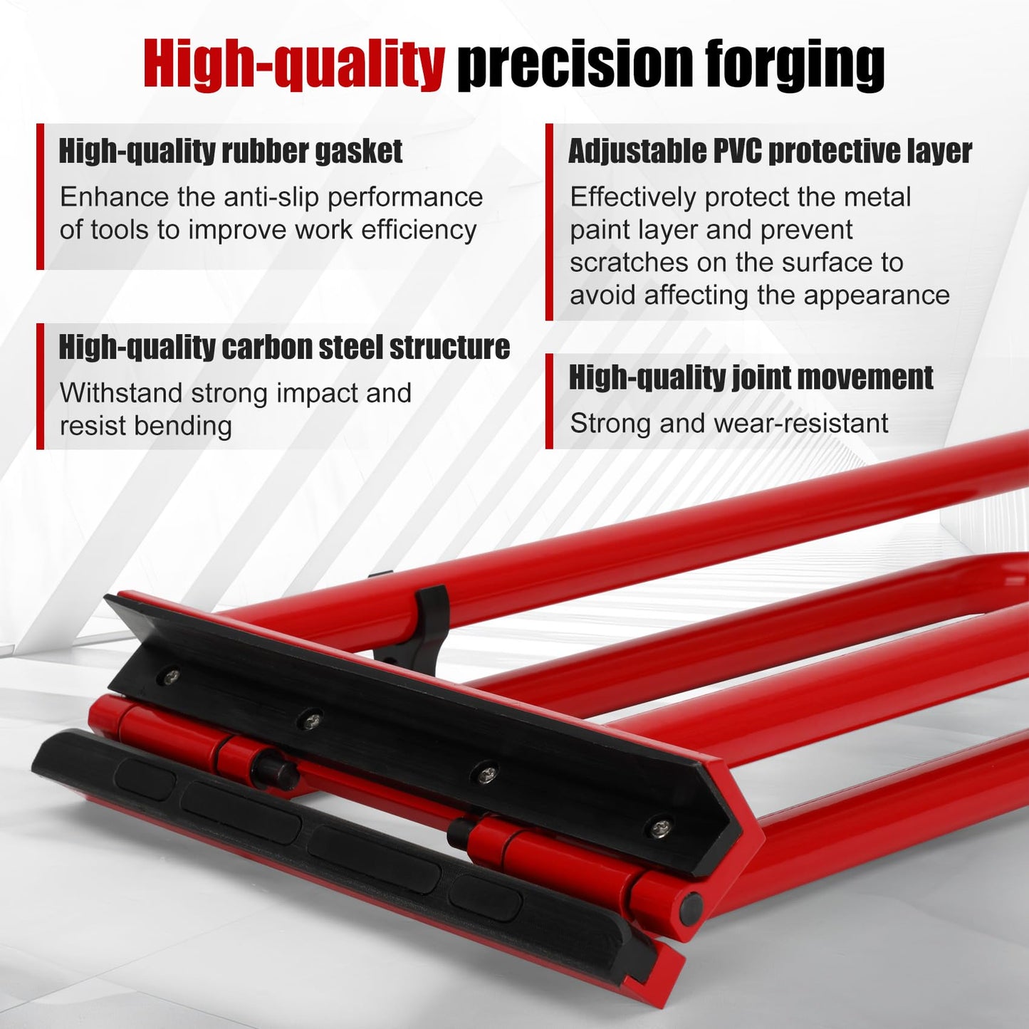 Hand Seamer FSHS1-1.5" Verticle Seams Standing Seam Roofing Tool Metal Sheet Metal Hand Seamer Metal Roofing Standing Seam Mechanical Lock Tool-Manual stitching tool for protecting paint surface
