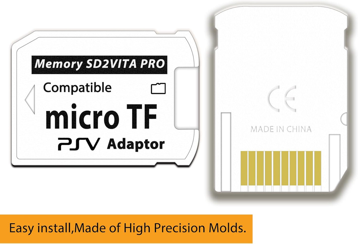 Sunloy SD2Vita 6.0 128GB 1000/2000 3.60 PS Vita Memory Card Adapter with Micro SD Card, High Speed microSDXC UHS-I