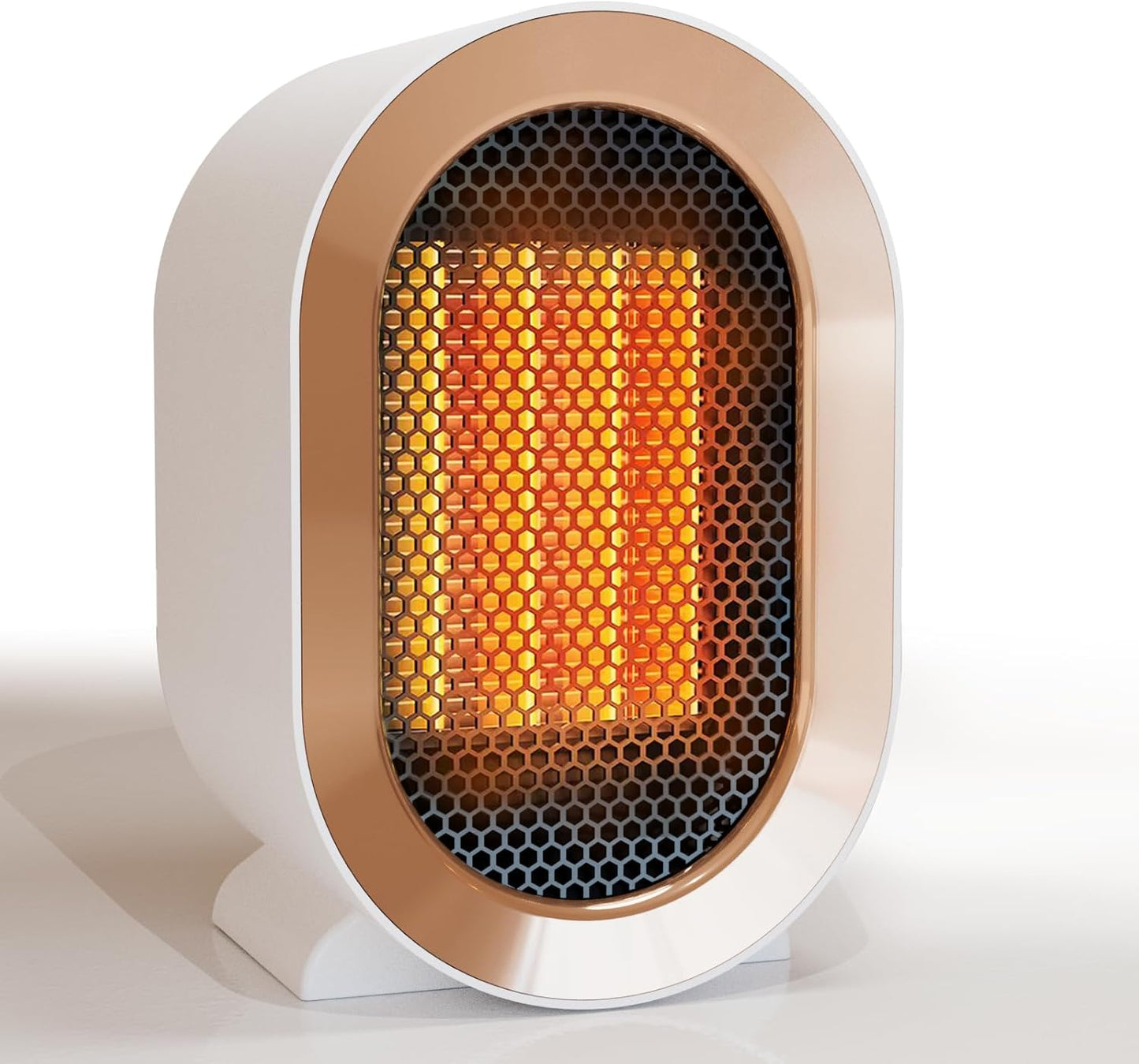 Skiennix Indoor Electric Space Heater - 1200W Fast & Quiet Ceramic Heater for Large Rooms | White