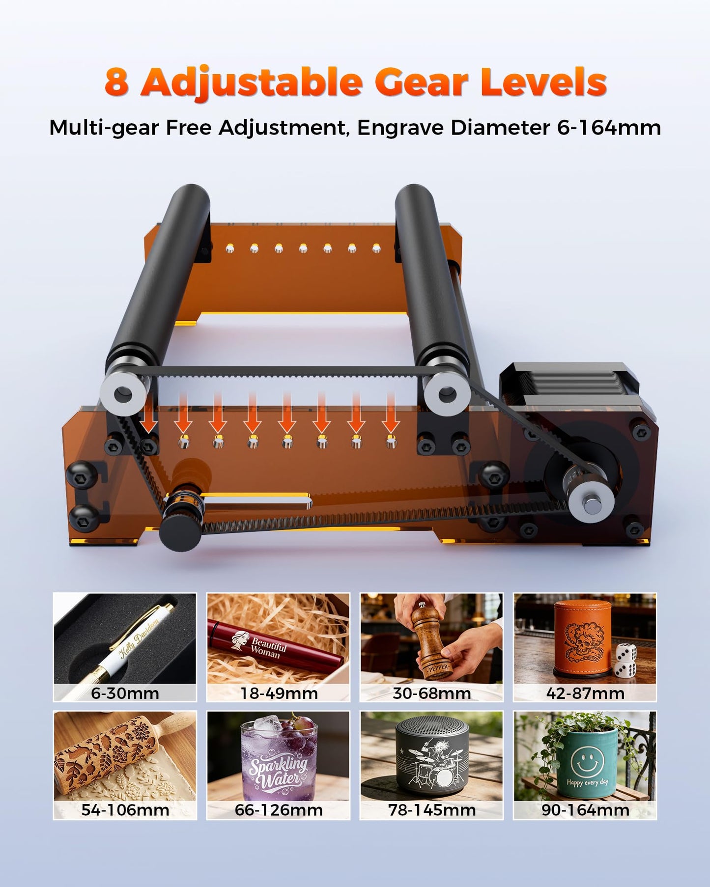 ACMER P1 S Pro 6W Laser Engraver and M3 Laser Rotary Roller
