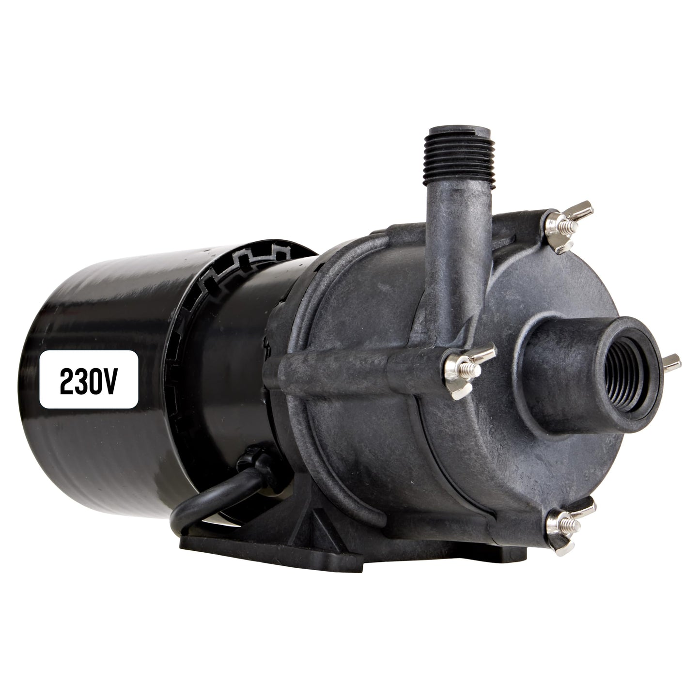Little Giant TE-3-MD-HC 230 Volt, 1/20 HP, 585 GPH Non-Submersible Highly Corrosive Chemical Transfer Magnetic Drive Pump, 6-Ft. Power Cord (Plug-less), Black, 581614