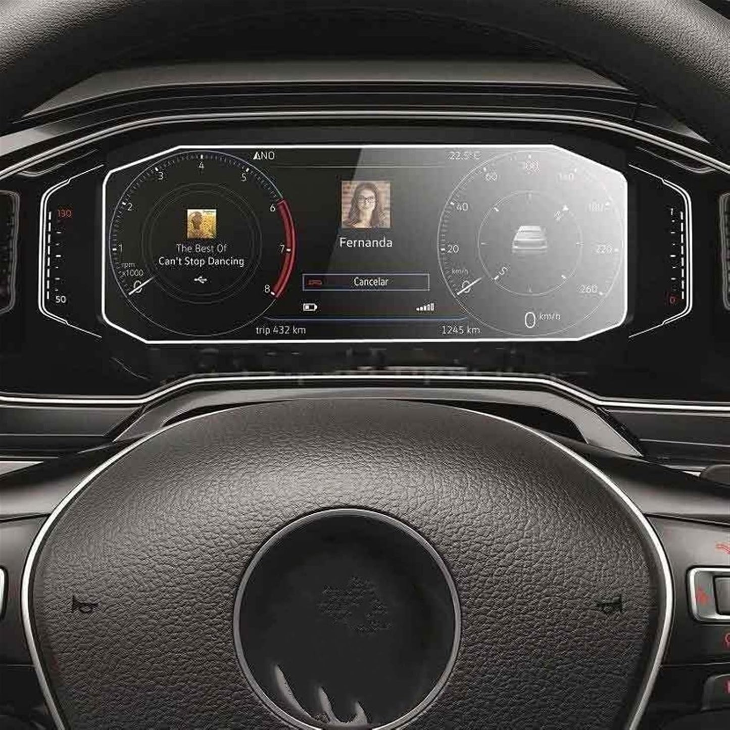 Generic 8 Inch 2018 2019 2020 For VW For Virtus Tempered Glass Film Protector Car Infotainment GPS Navigation Radio LCD