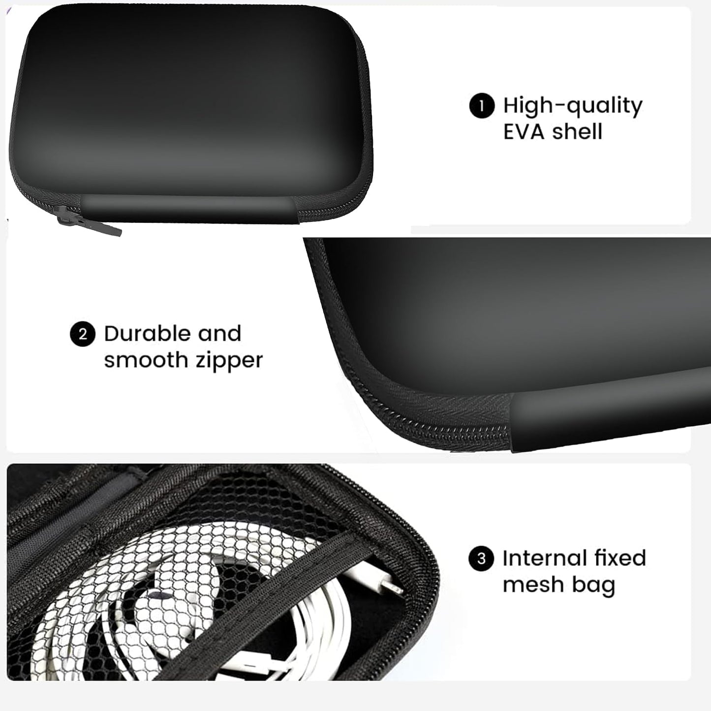 Lamshaw M30 MP3 M30 2 Inches MP3 Compatible with MECHEN Player Case, Hard Shell Travel and Storage Cover Carrying Case