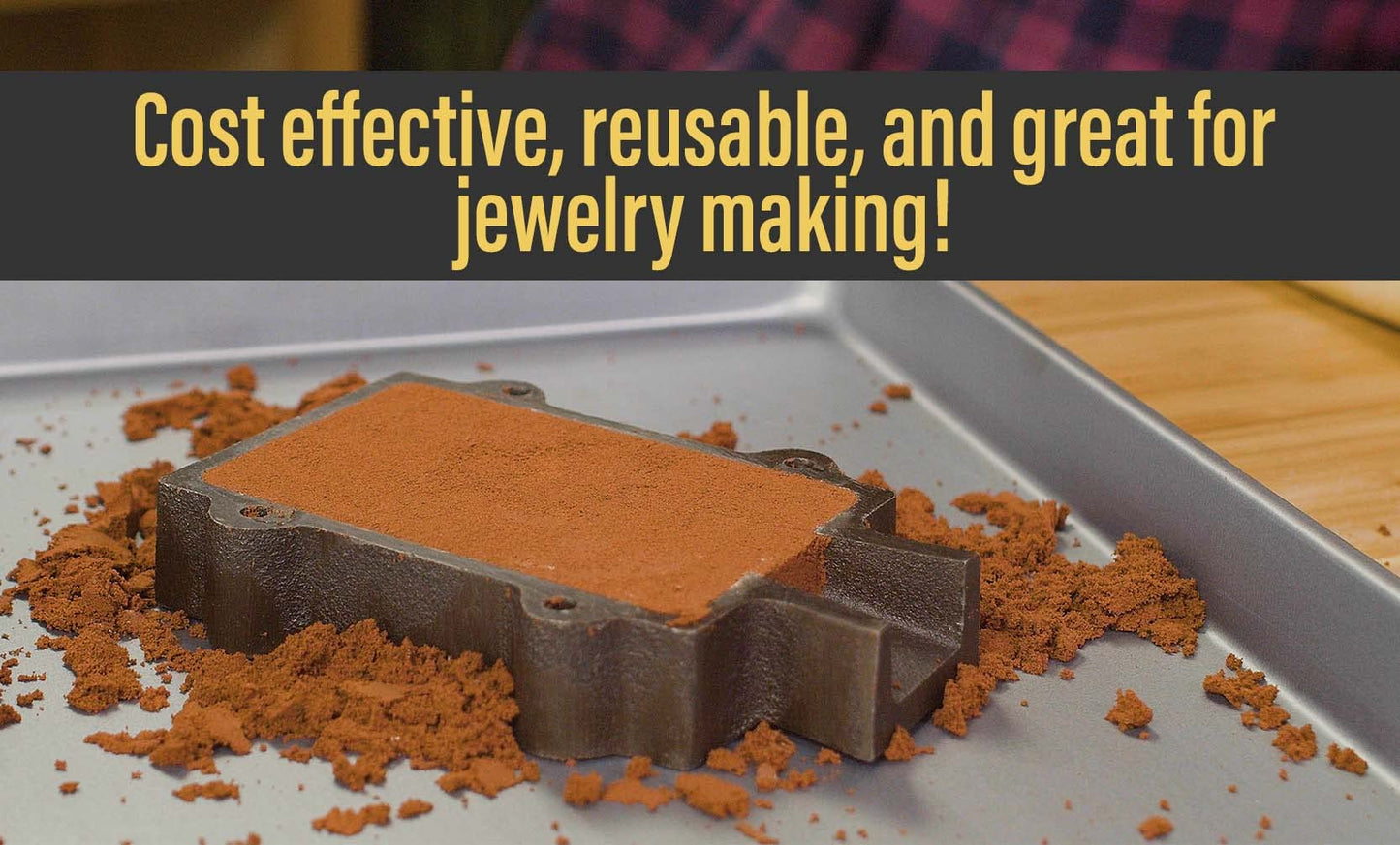 Sand Casting Set with 5 Lbs Petrobond Quick Cast Sand Casting Clay and Cast Iron Mold Flask Frame Melt Pour Metals
