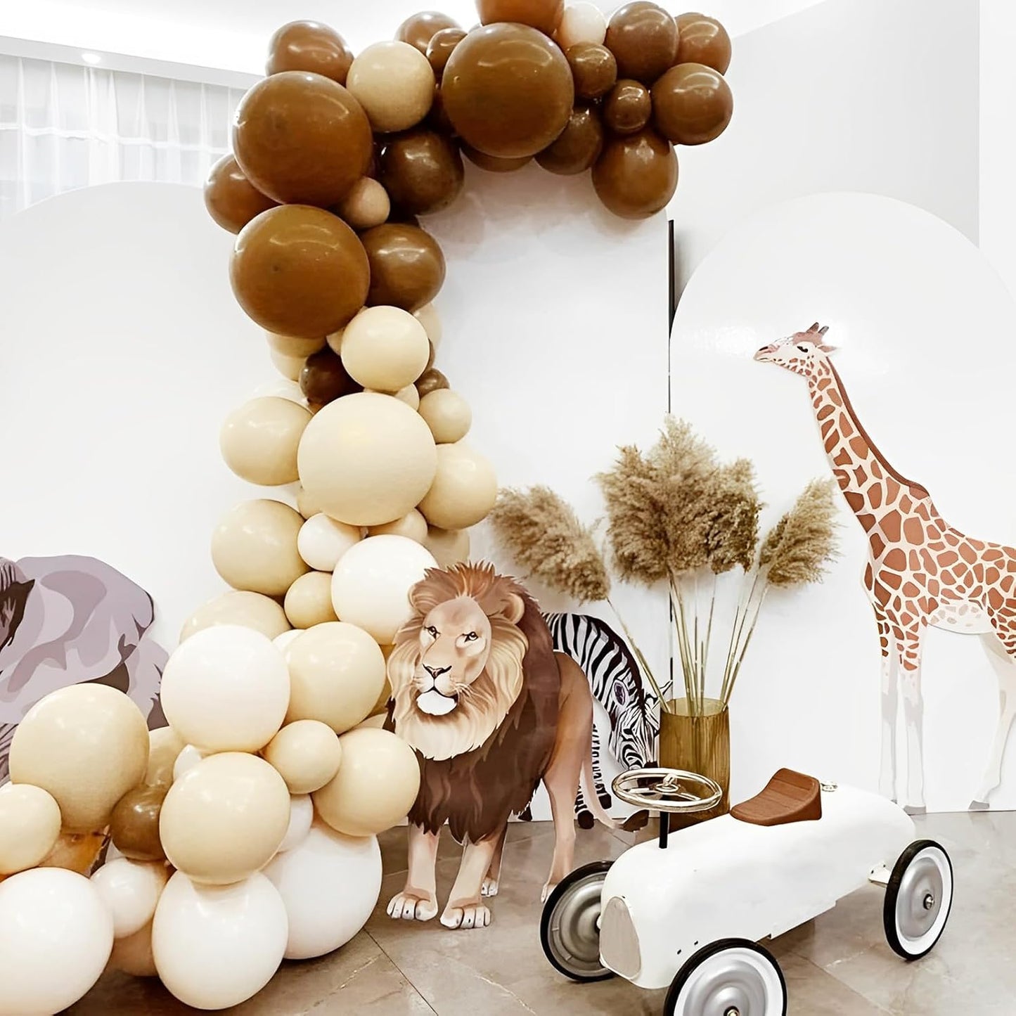 Voircoloria Brown Balloons - 12-Inch Latex Balloons for Graduation, Weddings & Parties | 66-Pack