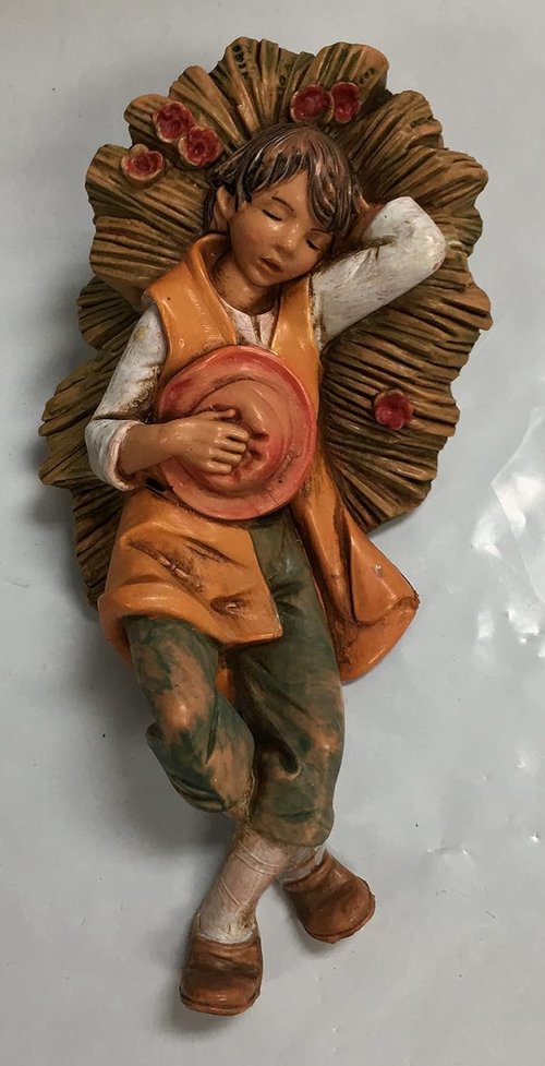 Fontanini by Roman Inc. Nativity Figure - Ephraim The Shepherd, Hand Sculpted & Painted, 5" Collection
