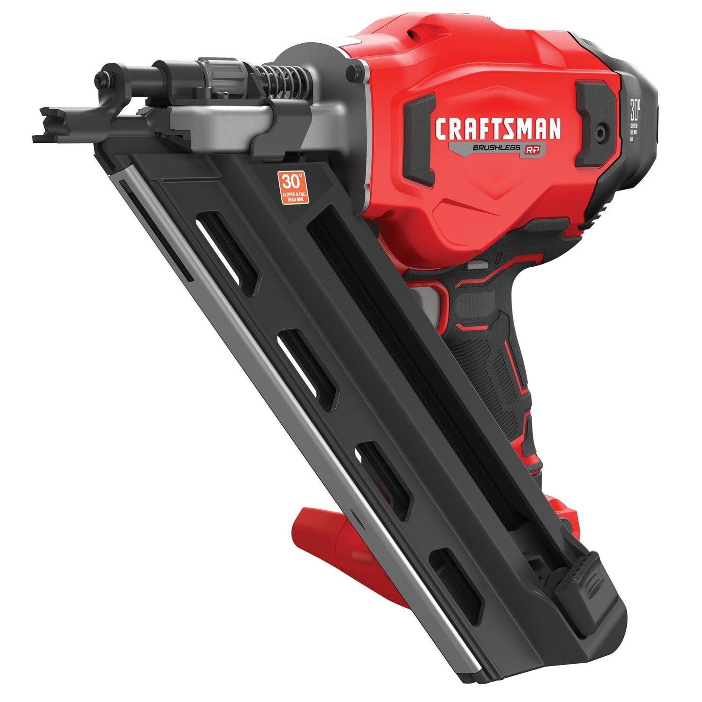 CRAFTSMAN V20 Brushless Cordless 30° Framing Nailer (Tool Only) (CMCN630PTB)