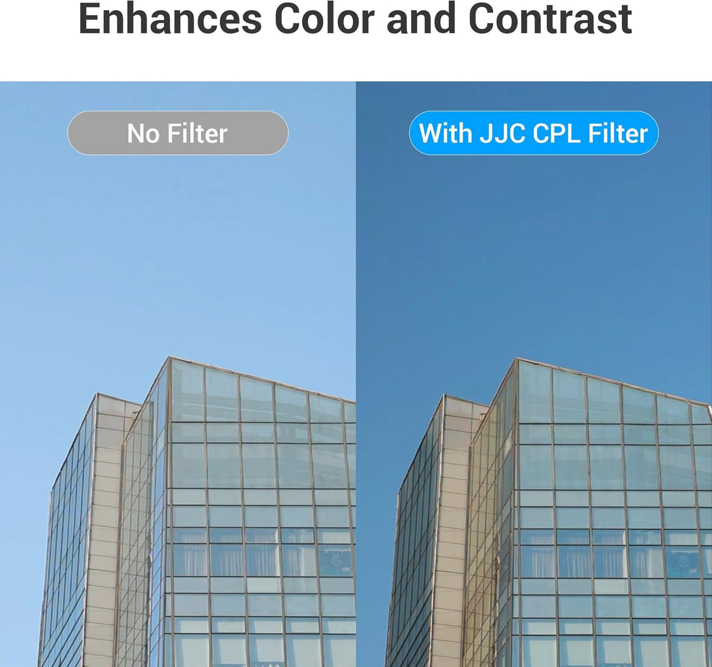 JJC 58mm T7 T6 T5 T100 4000D T8i T7i T6s T6i T5i T4i T3i T2i T1i SL3 SL2 SL1 18-55mm 58mm Circular Polarizer Polarizing