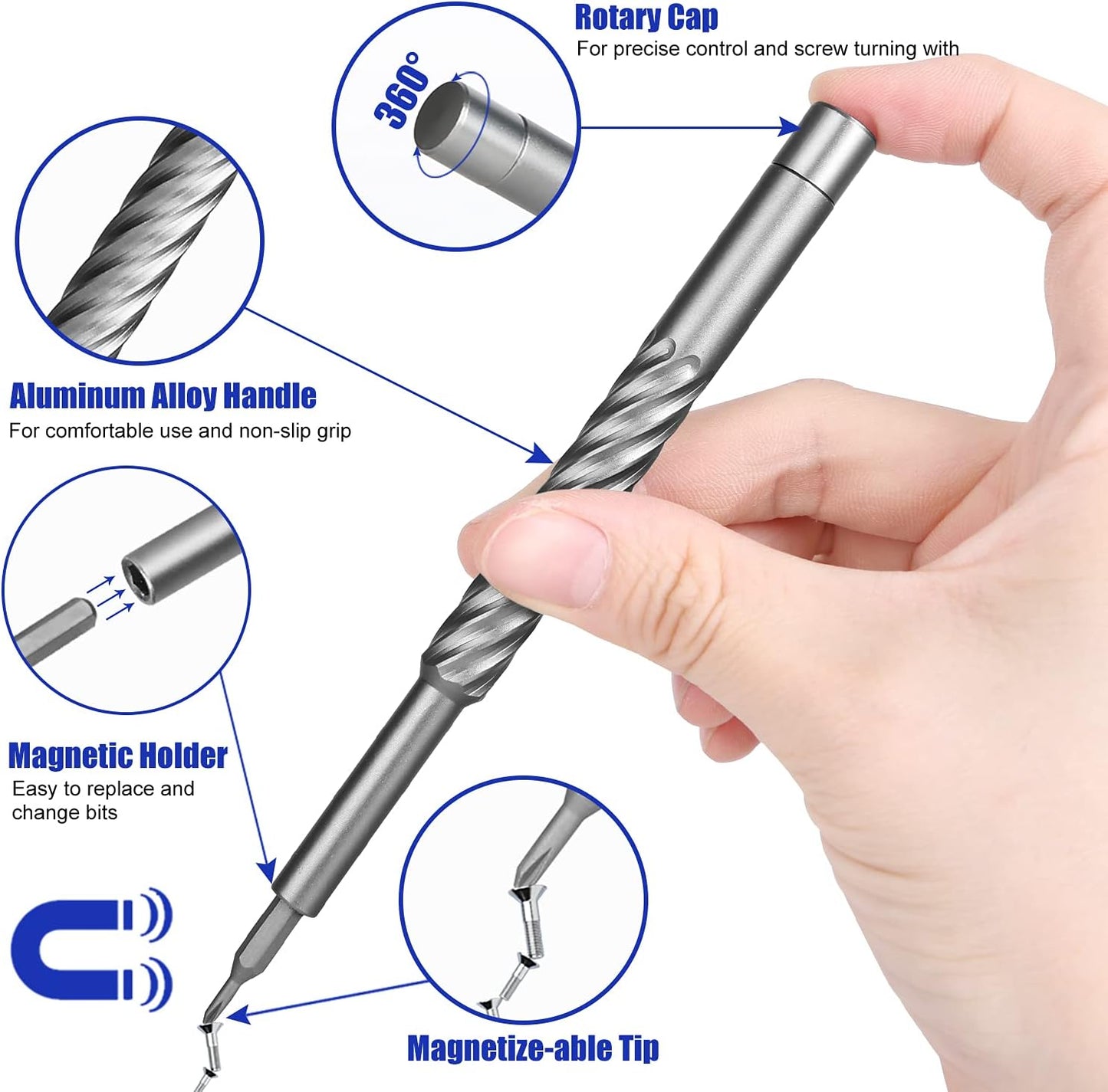 142 1 Set (H1128) HengTianMei in Precision Screwdriver Professional Magnetic Repair Tool Kit for Computer, Laptop