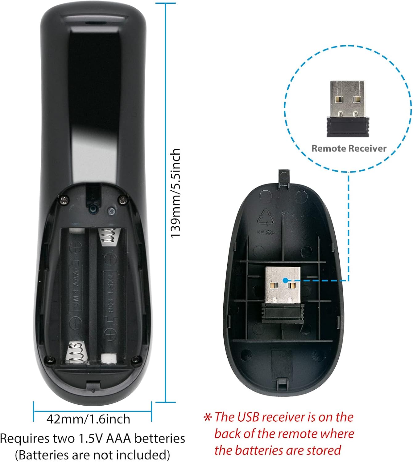 CHEGIF 2.4G Deybon Wireless Remote Control for Car Android Tablets Smart TV Air Remote Mouse Compatible with Car