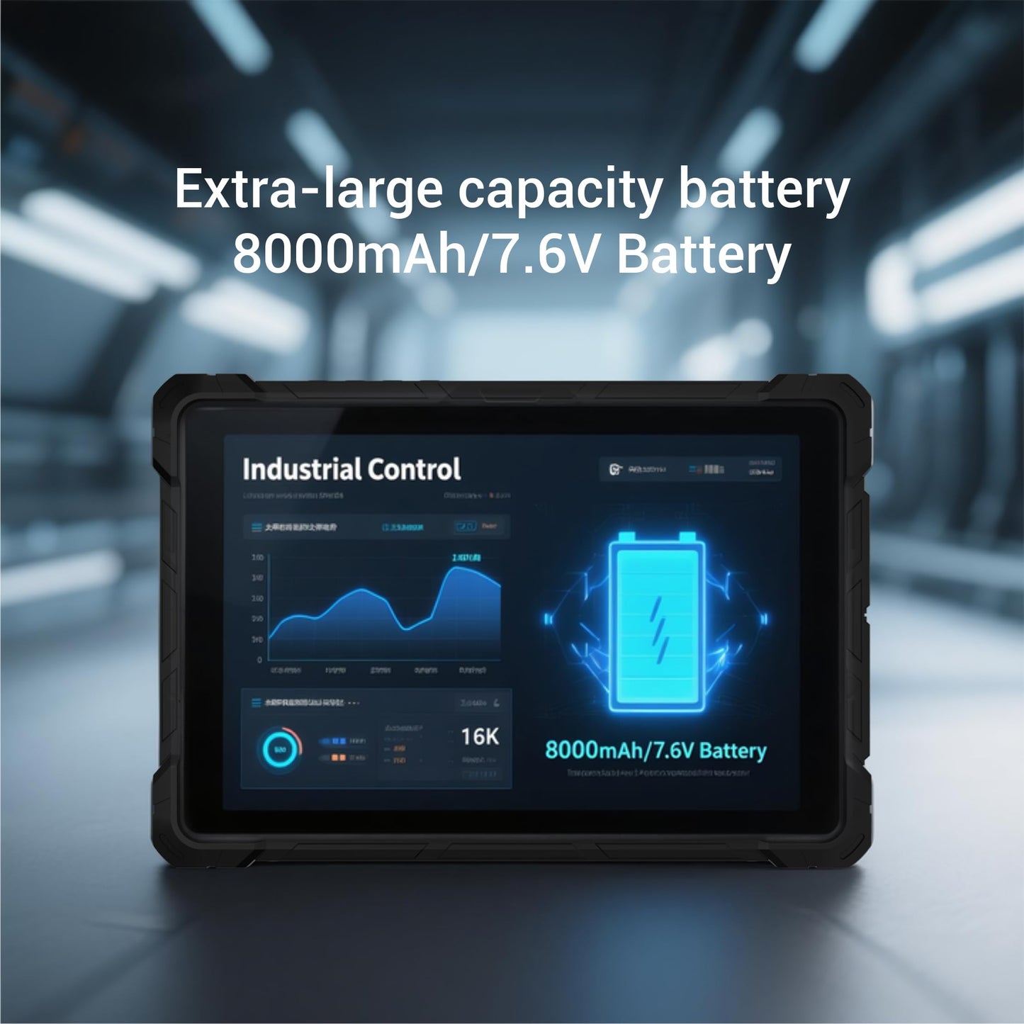 HEIGAOLA 10.1 inch Rugged Windows Tablet, Celeron Quad-Core 8GB RAM 128GB SSD,IP67 Waterproof & Dustproof Tablet PC,1920x1200 FHD, 8000mAh/7.6V, WiFi 5,HDMI, for Industrial Outdoor Field Service