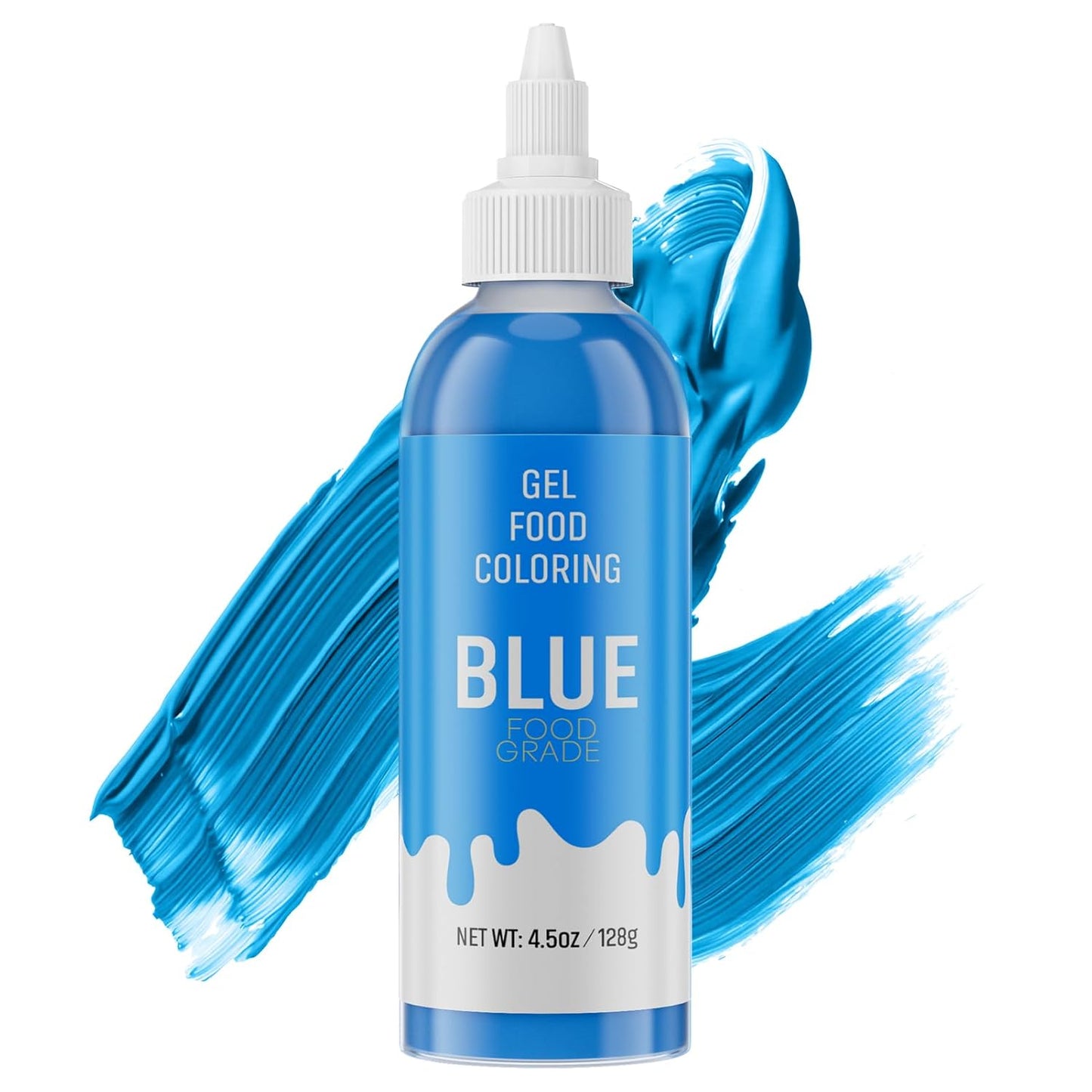 Skiennix Food Coloring Gel - Vibrant Blue Baking Dye for Icing, Fondant & Macarons | 4.5oz (128g)