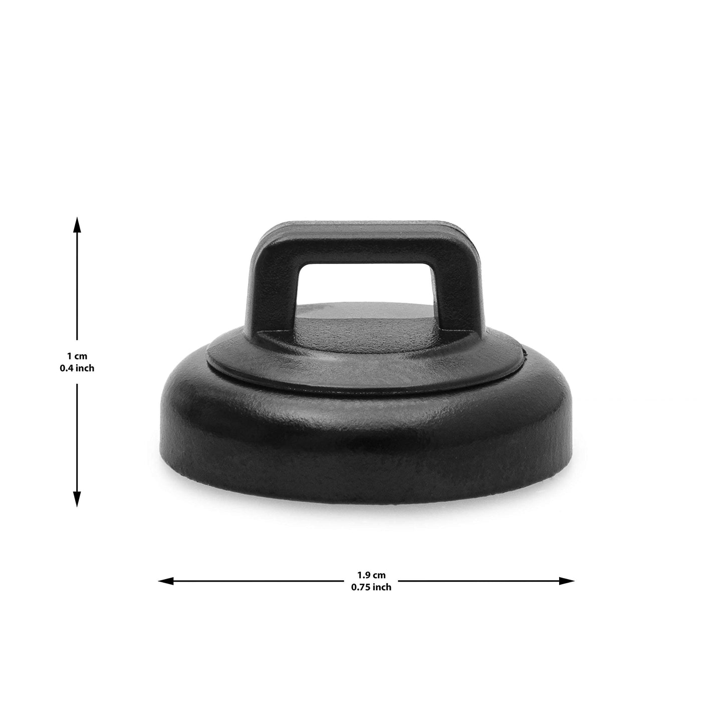 HATSBI. Multipurpose Magnetic Cable Zip Tie Mounts. Black. (20 Pack). 20 Black Cable Zip Ties Included. Cable Holder for Cable Management. Holds Standard Zip Ties/Cable Ties.