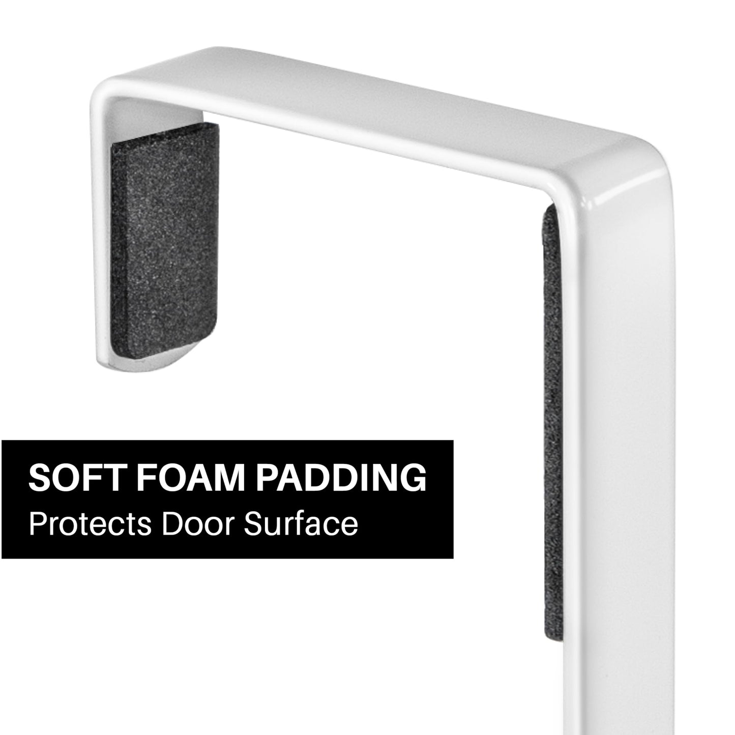 LYNK Professional® Home™ Over the Door Hooks - 28 Hook – Over the Door Coat Rack - Over the Door Hanger - Hanging Towels or Clothes - Bathroom, Bedroom, Laundry Room - Lifetime Ltd. Warranty, White