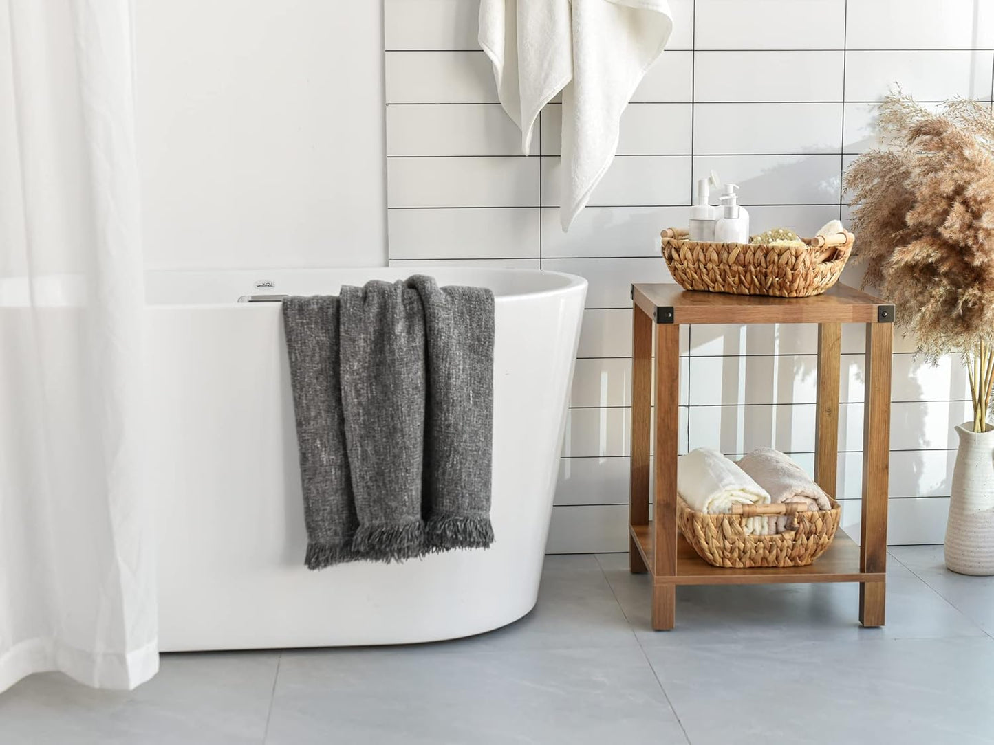StorageWorks Hand-Woven Storage Baskets - Stylish Organization Solution for Home Decor
