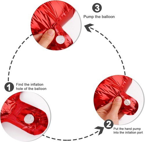23 Balloon Numbers - 40 Inch Red Foil Birthday Balloons for Women | Perfect for 23rd Birthday Celebrations