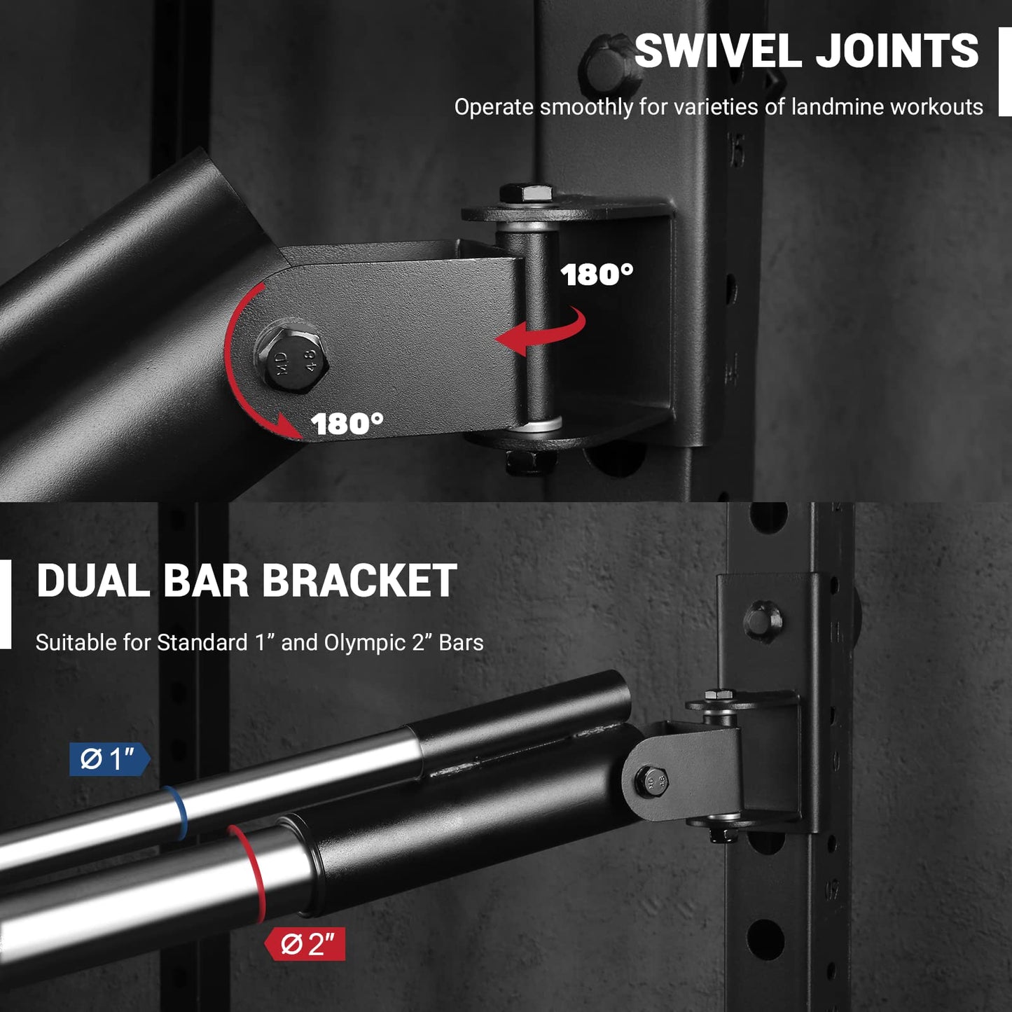 LIONSCOOL Power Rack Attachments (Rack 3X3 in)
