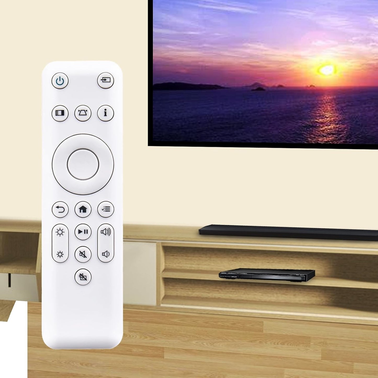 ECONTROLLY 221907900 CH-TZ2800 Replacement Remote Control Compatible for Epson Projector Home Cinema Smart Projectors