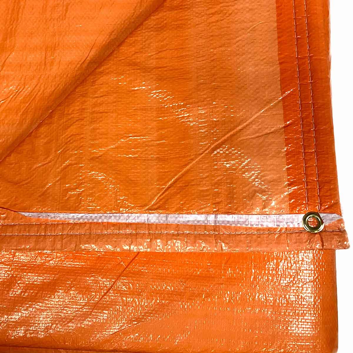 Moose Supply Concrete Curing Blanket Cover, 8 x 24 Foot Heavy Duty Insulated Concrete Blanket with Foam Core, PE Coated Woven Tarp for Construction, Cement, and Landscaping, Orange