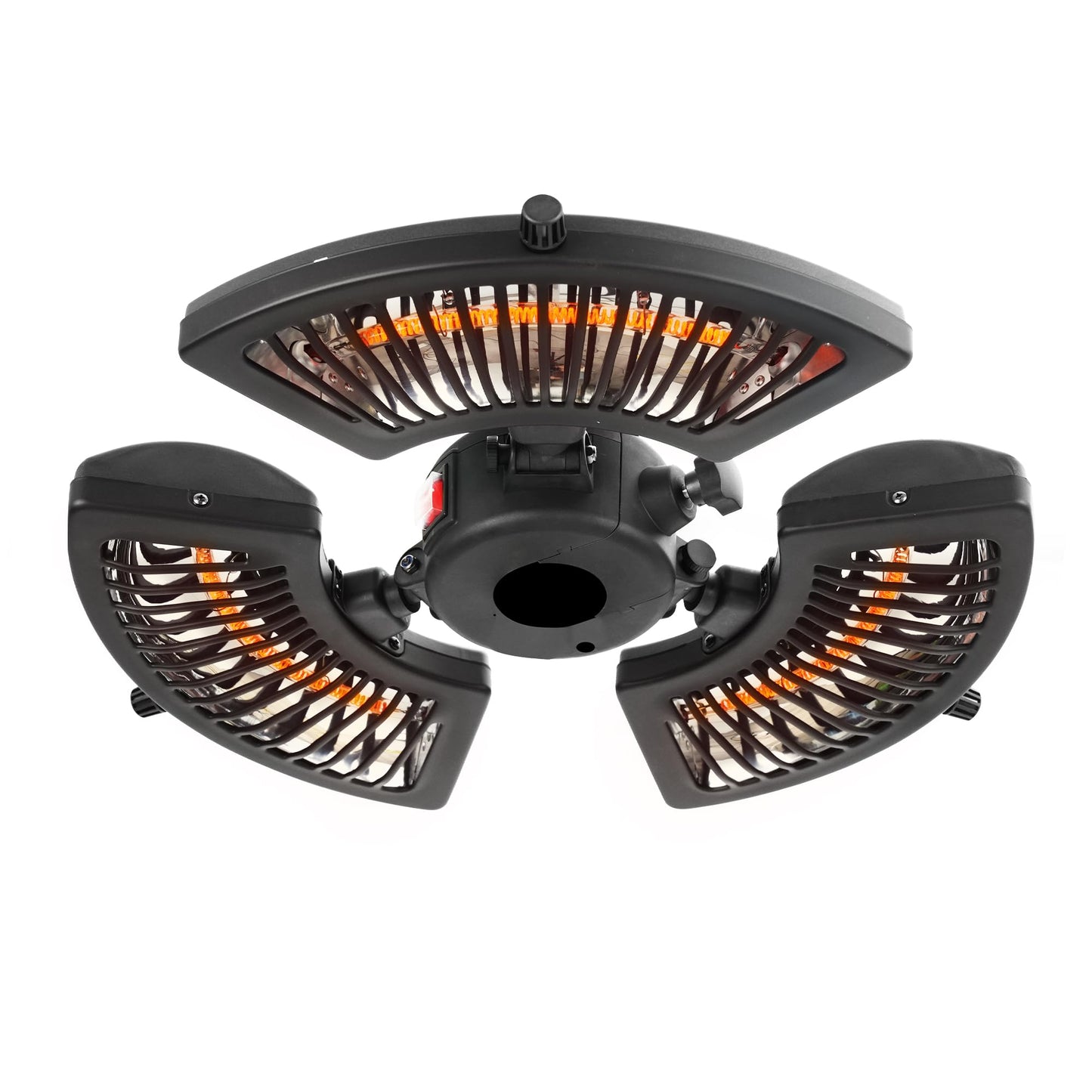 Star Patio Outdoor Heater, Electric Parasol Heater, Umbrella Patio Heater with 3 Heat Levels, 1500W Instant Heating, Tip-Over & Overheat Protection, Infrared Patio Heater, ZHQ2027-P