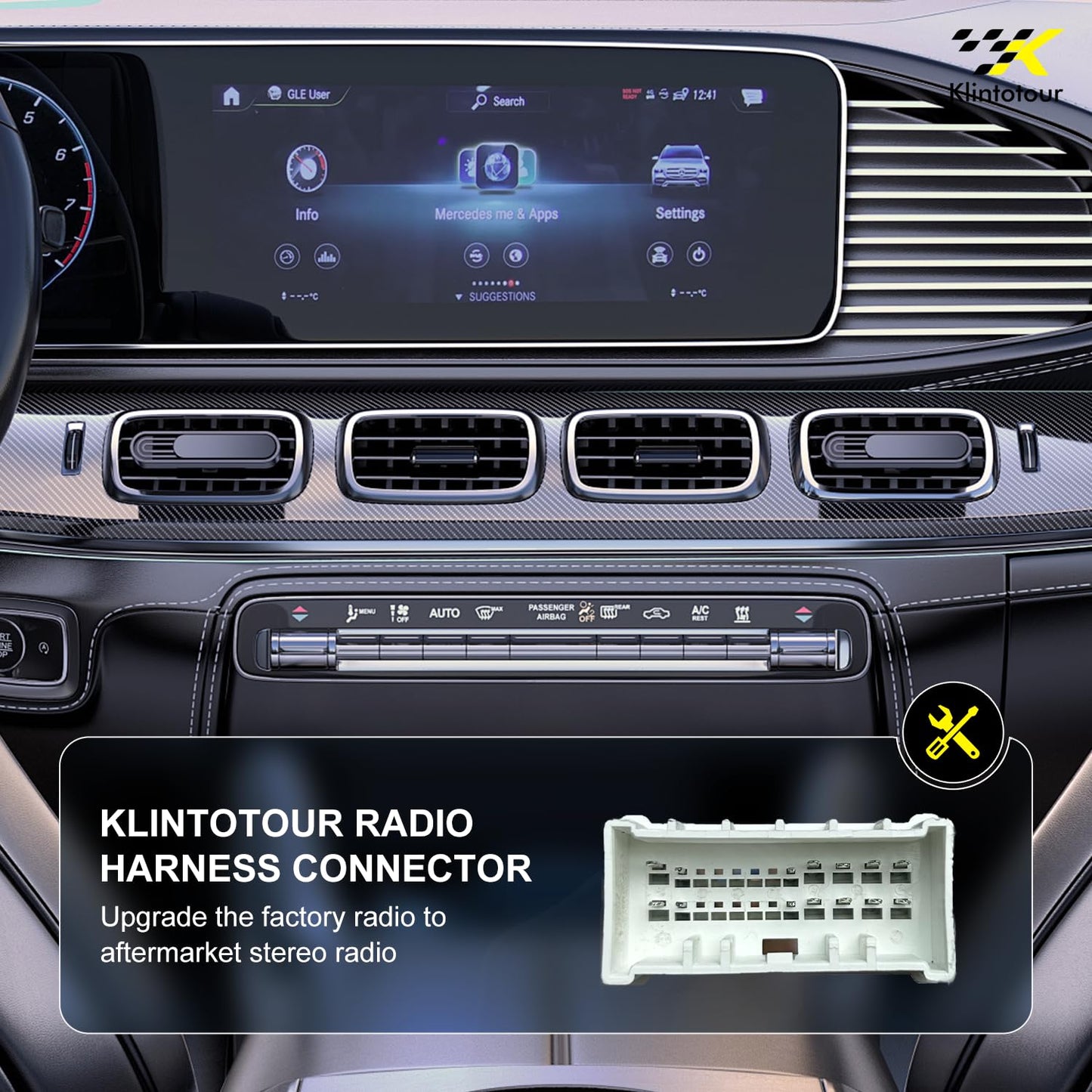 2006-2008/Kia 2005-2008, Radio Wiring Harness Compatible with Hyundai Stereo Installation Wire Harness Aftermarket
