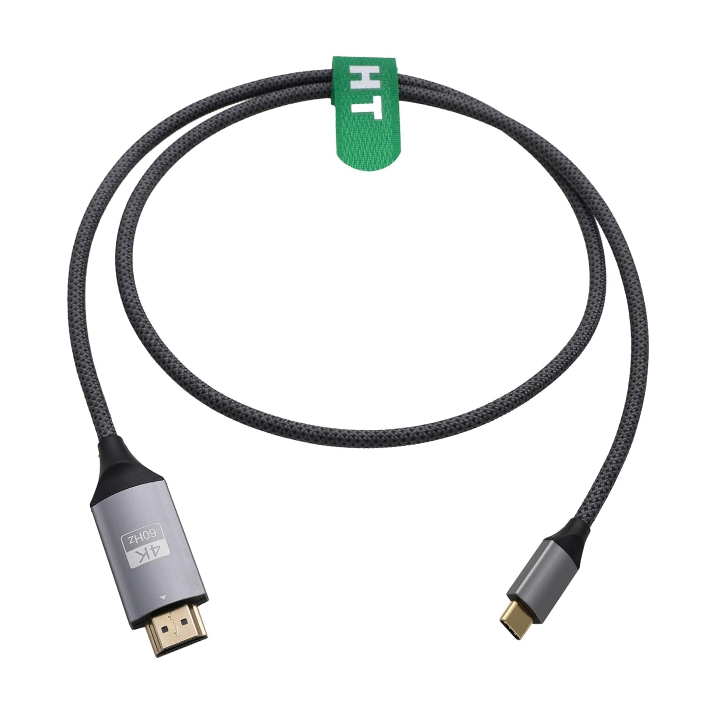 HangTon 4K@60Hz 15/16, S24, 3FT USB-C to HDMI Cable for Laptop Phone Tablet to HD TV Monitor Projector Display