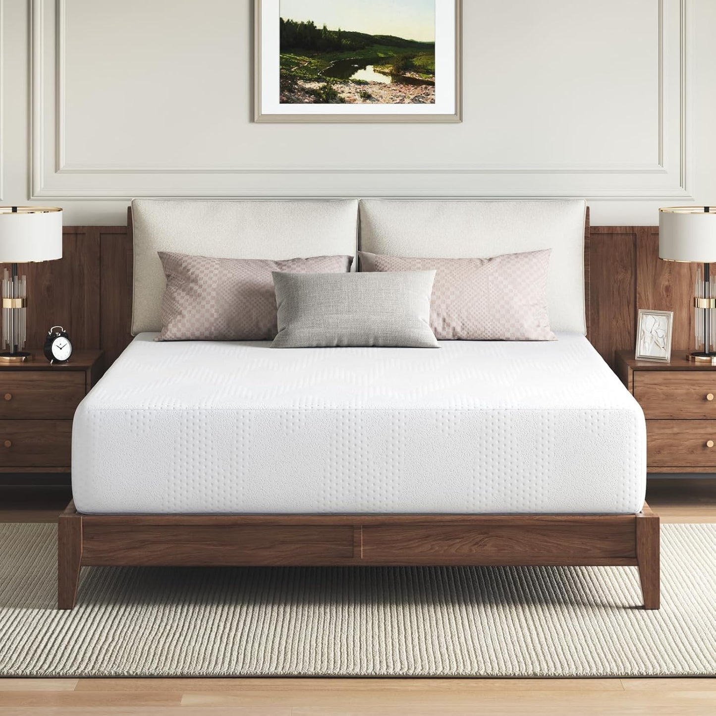 Novilla 14-Inch Full Memory Foam Mattress - Gel Cooling Design for Pressure Relief & Comfort