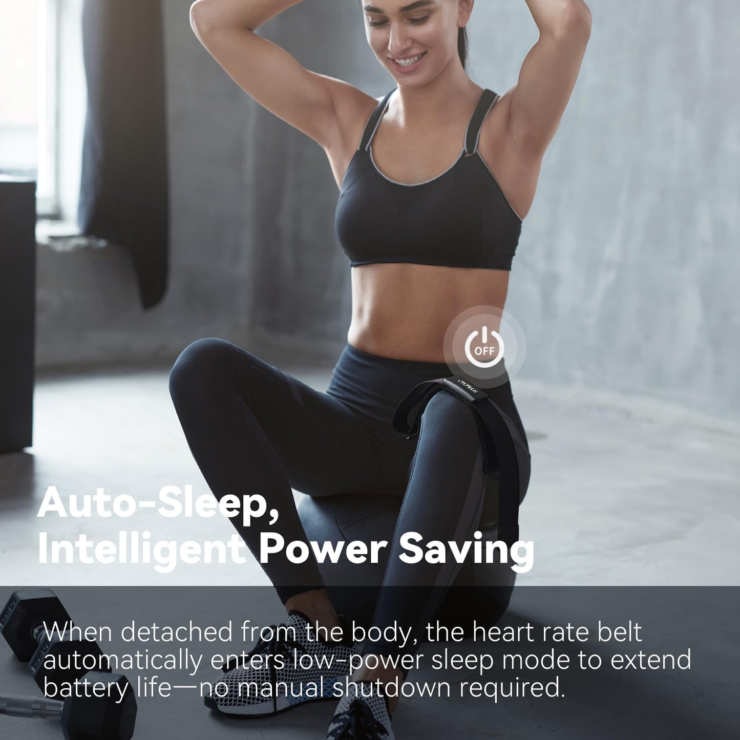 CYCPLUS Heart Rate Monitor Chest Strap H2Pro, Bluetooth ANT+ Heart Rate Monitor Chest Sensor with 500h Battery, IPX7 Waterproof and Dustproof, HRM Works with Strava/CYCPLUS App