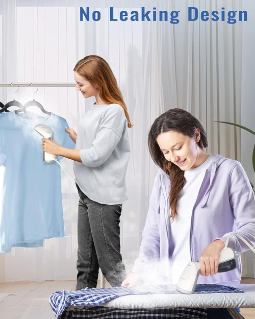 Beautural Portable Clothes Steamer - Handheld Garment Wrinkle Remover | Fast 25s Heat-Up, 120V Only