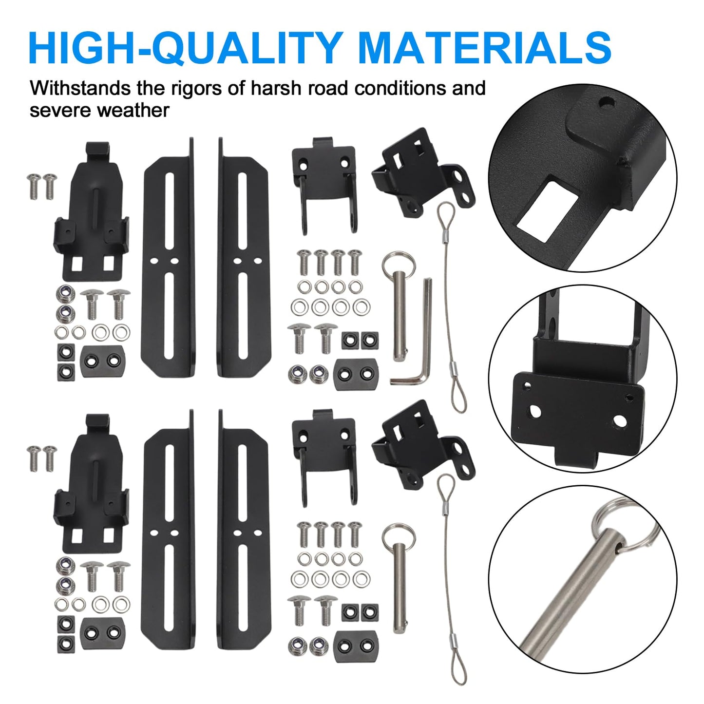 Motoparty Compatible with Pelican Cargo Case Roof Mount Kit BX140R BX55S BX85S BX90R with Instruction Manual