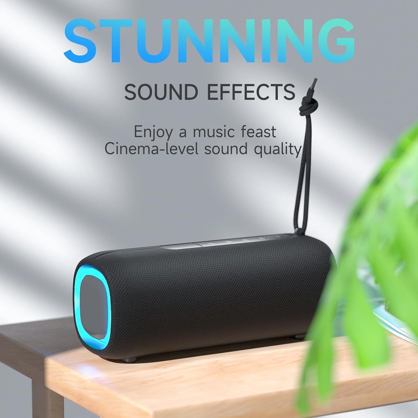 COOPERS IPX5 BT5.3, Portable Bluetooth Speaker, Wireless Bluetooth Speaker with Clear Loud Stereo Sound, Waterproof