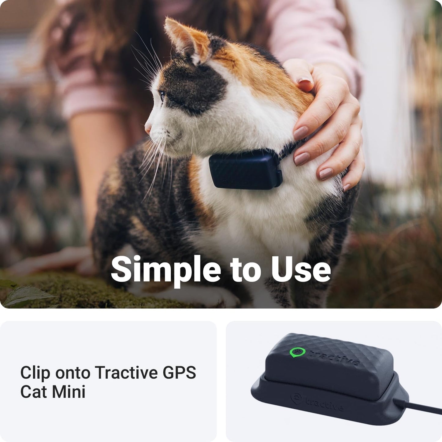 Tractive GPS Cat Mini Charger Cable - Fast Charging Solution