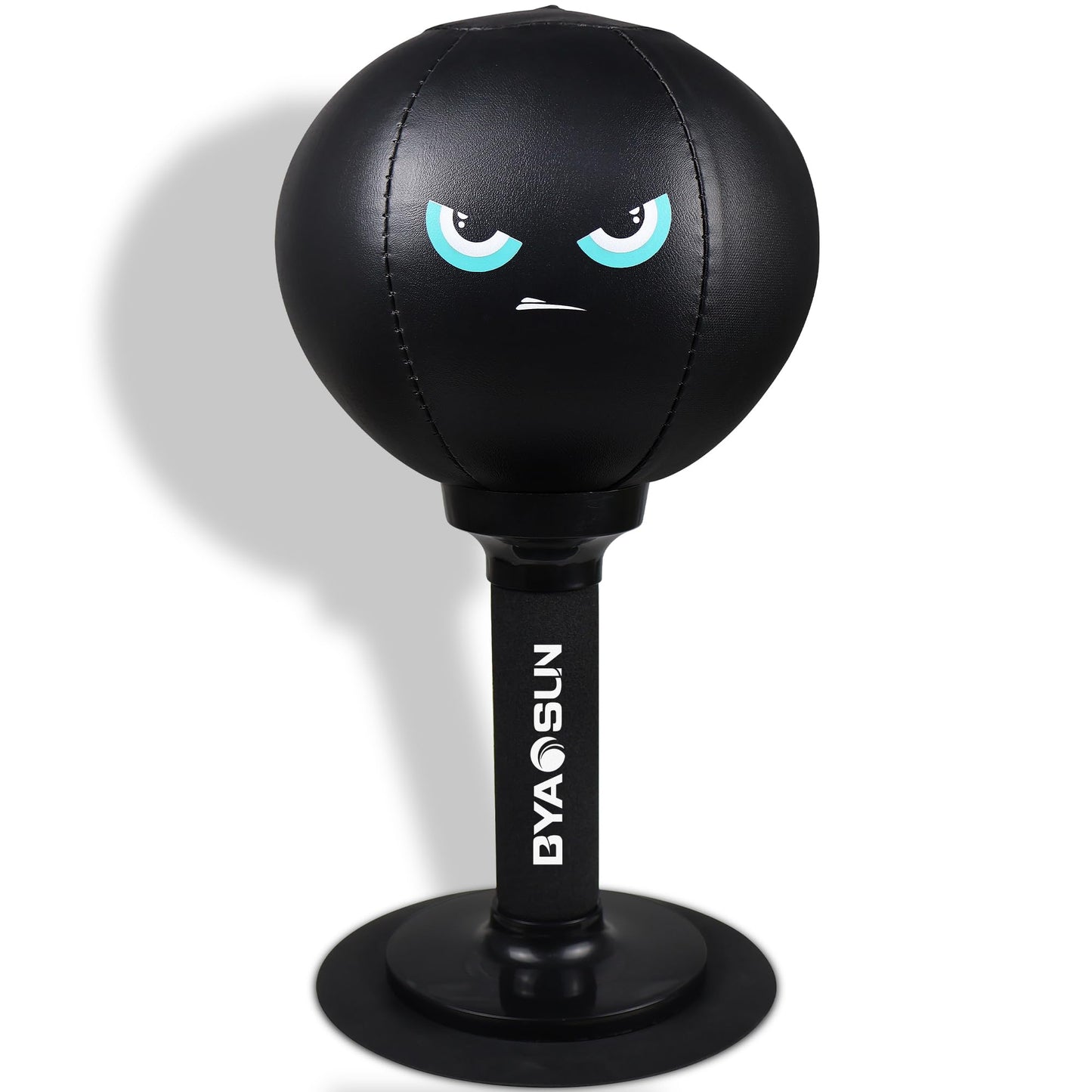 Desktop Punching Bag,Portable Strong Suction Cup Boxing Bag Speed Balls,for Home or Office Boxing Stress Relief Training,Fun Punch Gift for Kids or Adult or Coworker(Black)