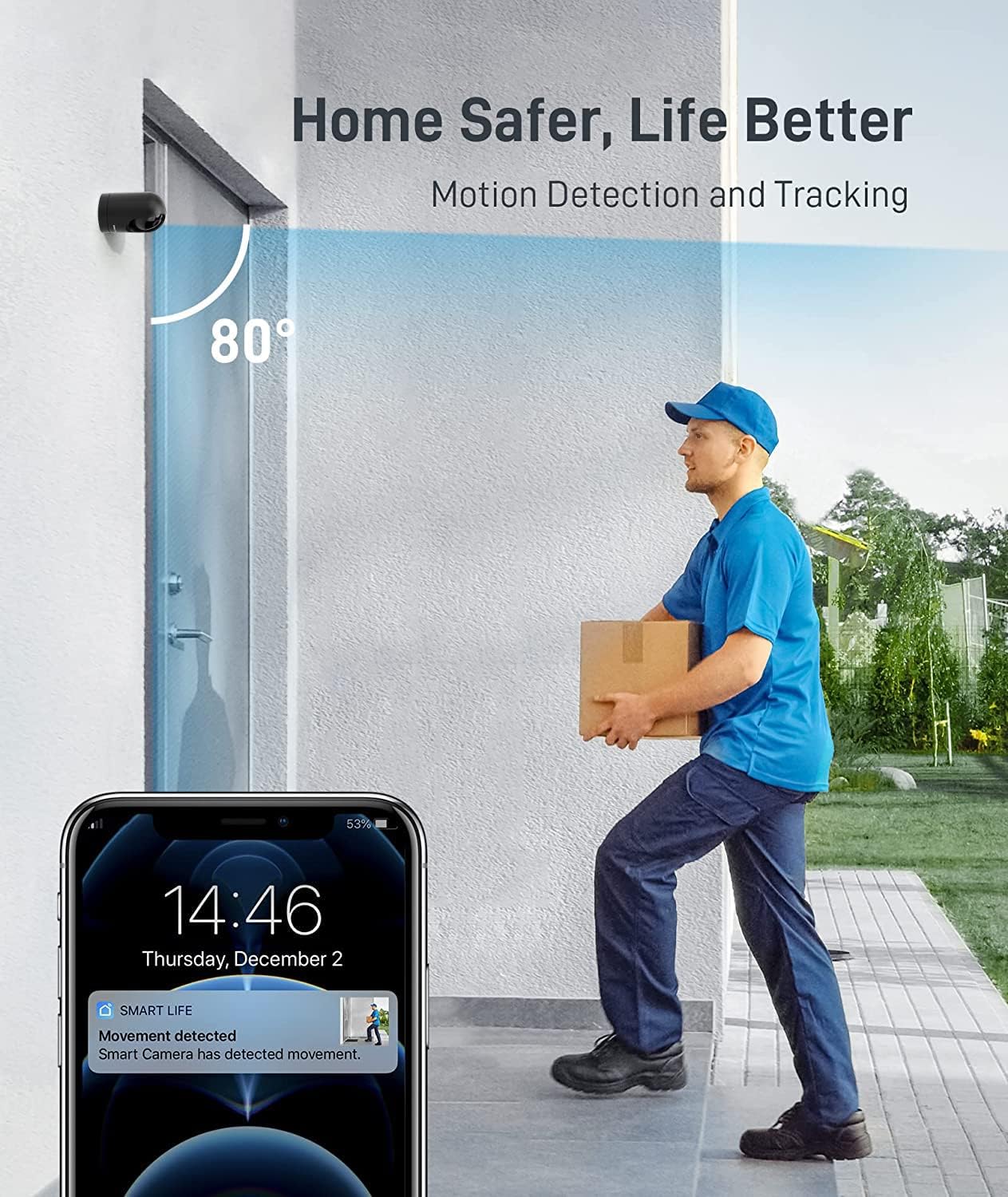 Konnek Stein 1080P (2.4G 360-Degree Security Camera Only), Baby Monitor for Home Security, Smart Home Pet Camera