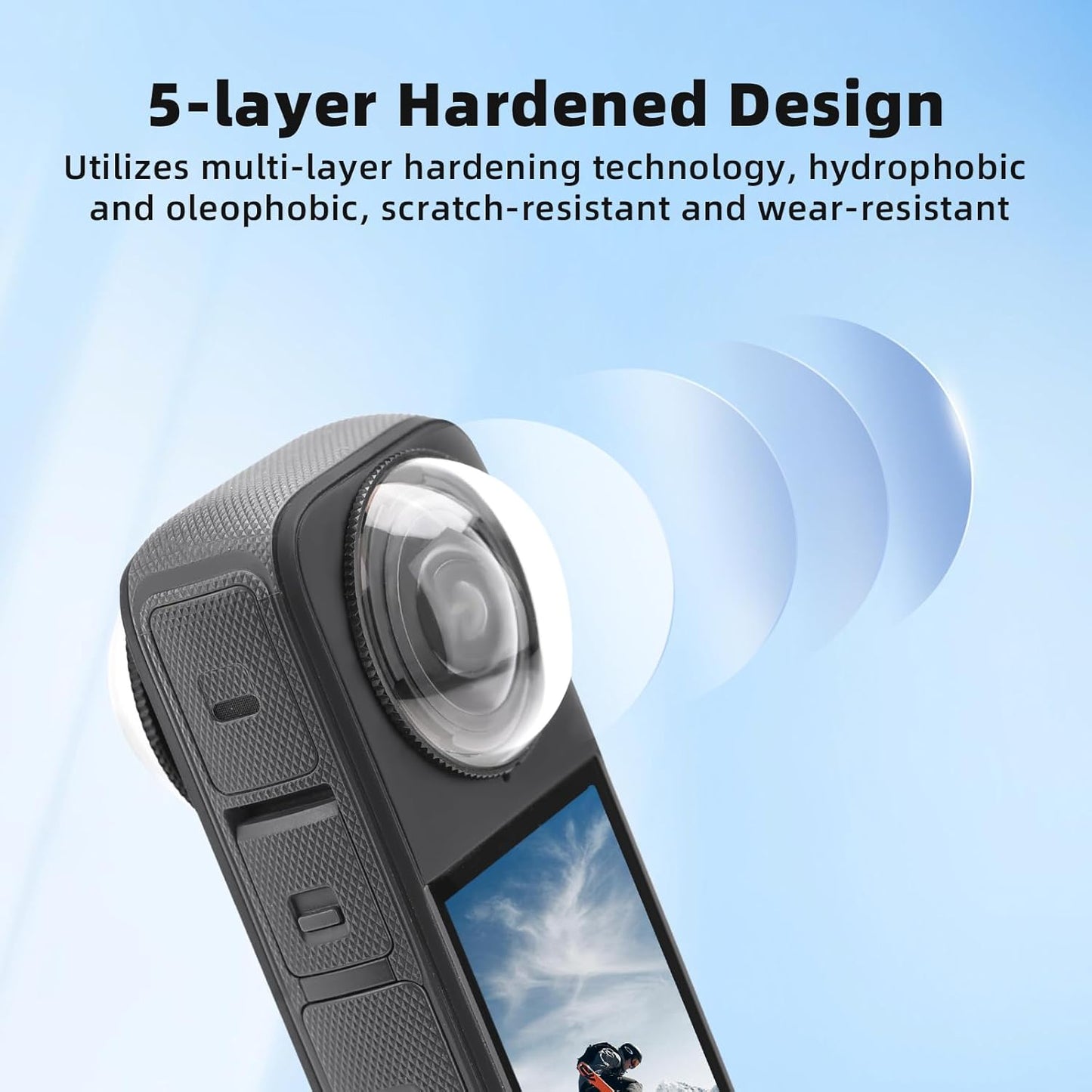 X4 Insta360 X4, 360 X4 X4 Premium Lens Guard for High Transparency Tempered Glass Lens Protector for Insta Camera