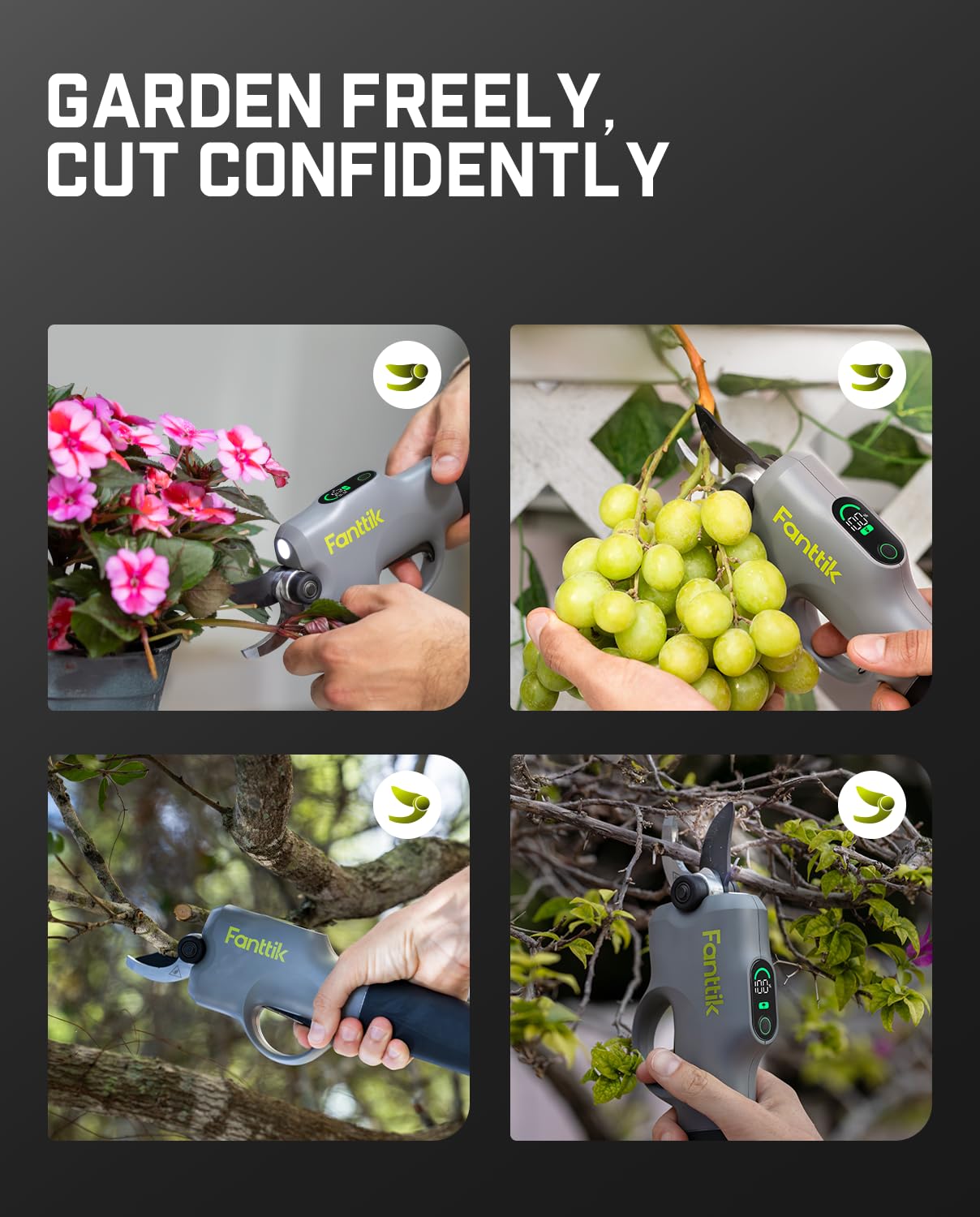 Fanttik C10 Pro BowGuide Electric Cardboard Cutter & Fanttik Y10 Pro 7.2V Cordless Pruning Shears with Brushless Motor