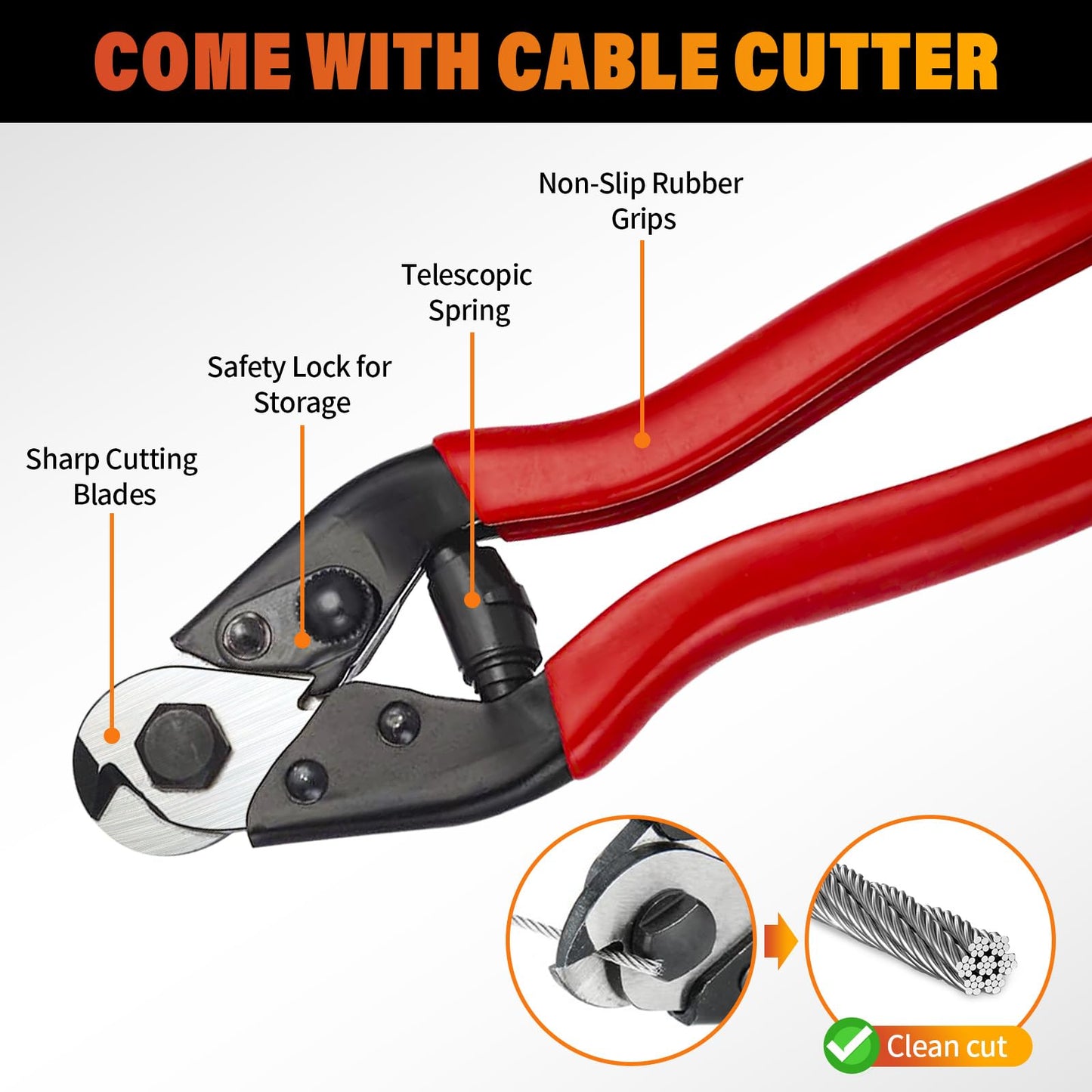 CELYND Stainless Steel Cable for Railing - 500FT 1/8" T316 Wire Rope Cable for Deck Railings System Kit
