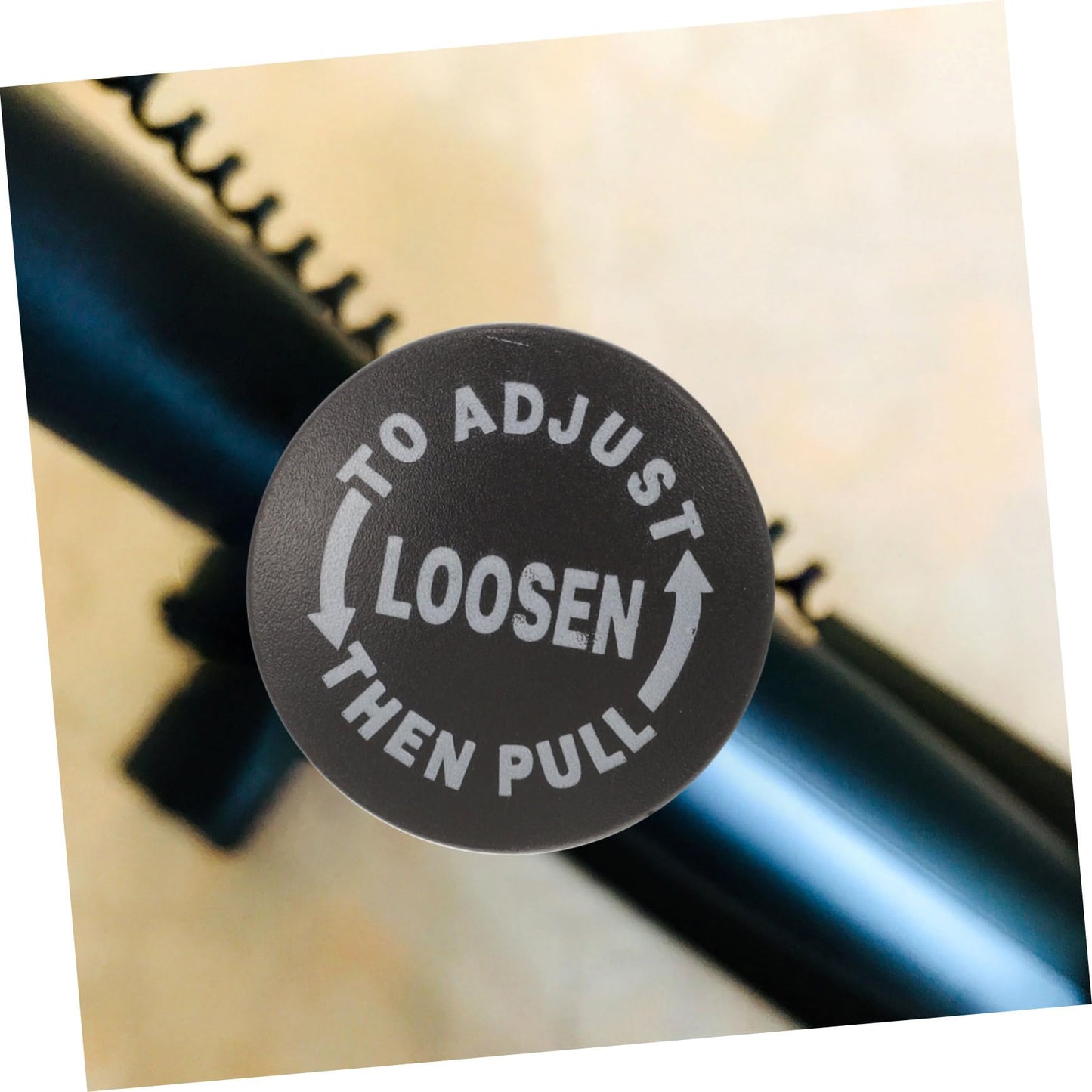 Toddmomy Pull Pin Knob Replacement for Exercise Bike 2.55X1.57X1.57In Plastic Ball Head Pin Adjustable Fitness Equipment Part for Home Gym Machines