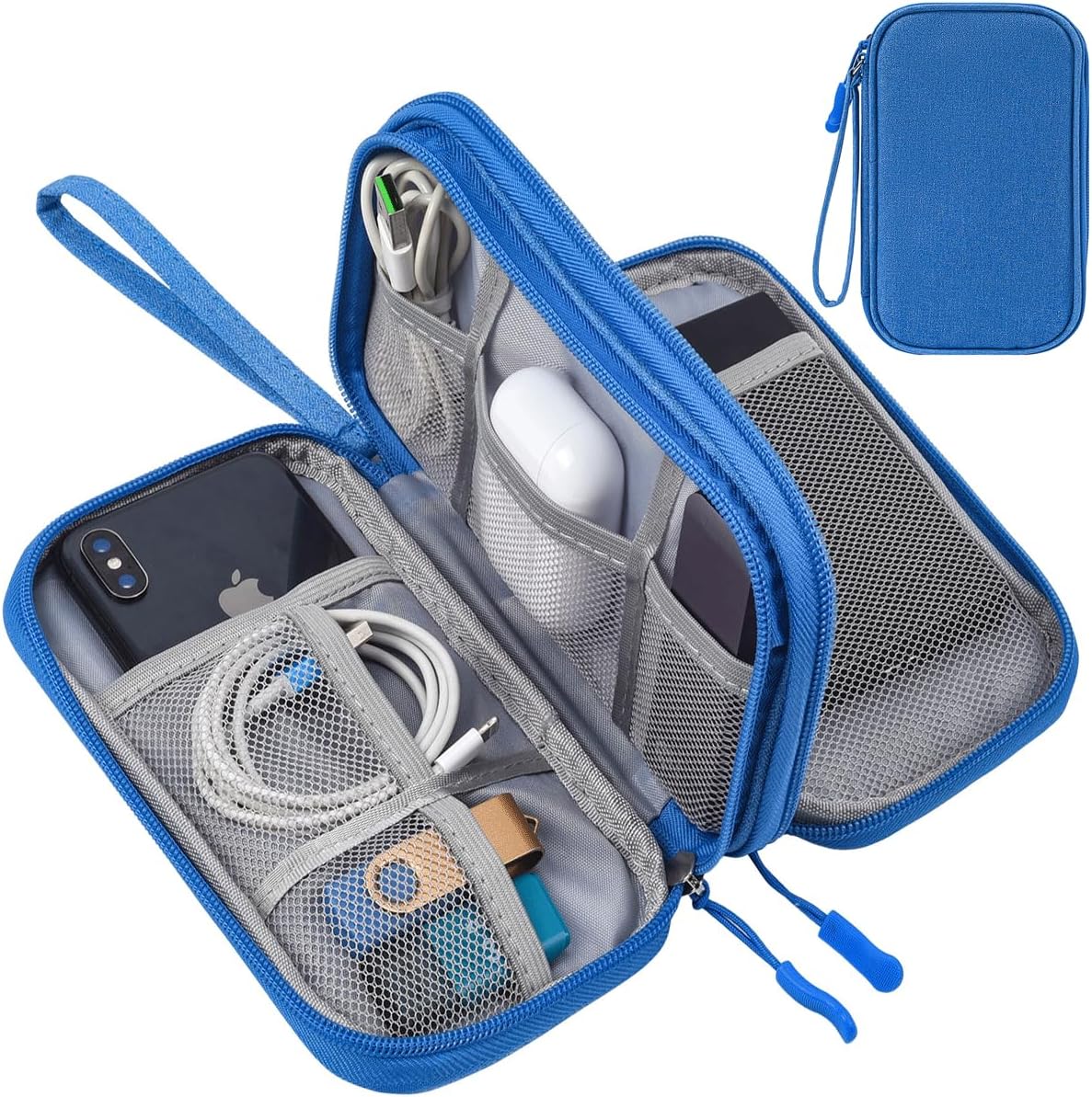 CAAORDKSO Cord Organizer Travel Cable Organizer Bag Tech Electronic Organizer Travel Case, Electronic Accessories Pouch