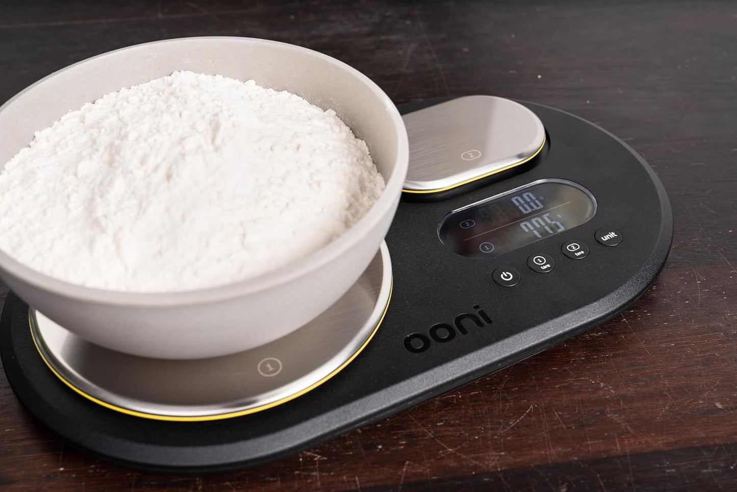 Ooni Dual Platform Digital Scales - Precision Baking & Cooking Scales with LCD Display - Ideal for Pizza Ovens