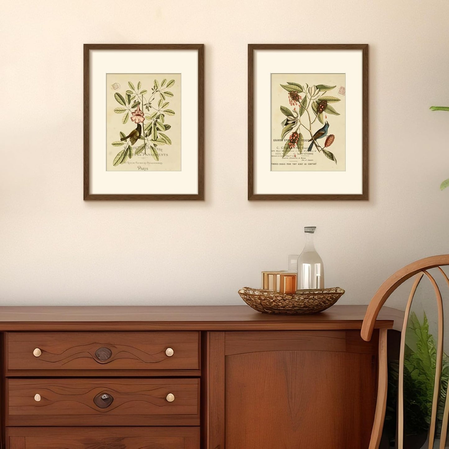 Upsimples 12x16 Picture Frame - Versatile Wall Hanging for 8.5x11 Photos | Brown, Single Pack