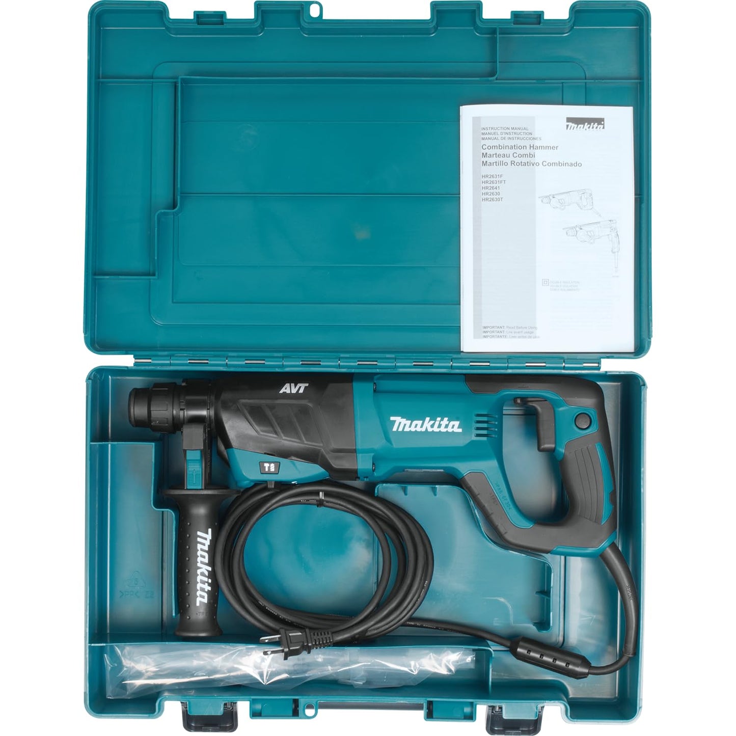Makita HR2641-R 1 in. AVT SDS-Plus D-Handle Rotary Hammer (Renewed)