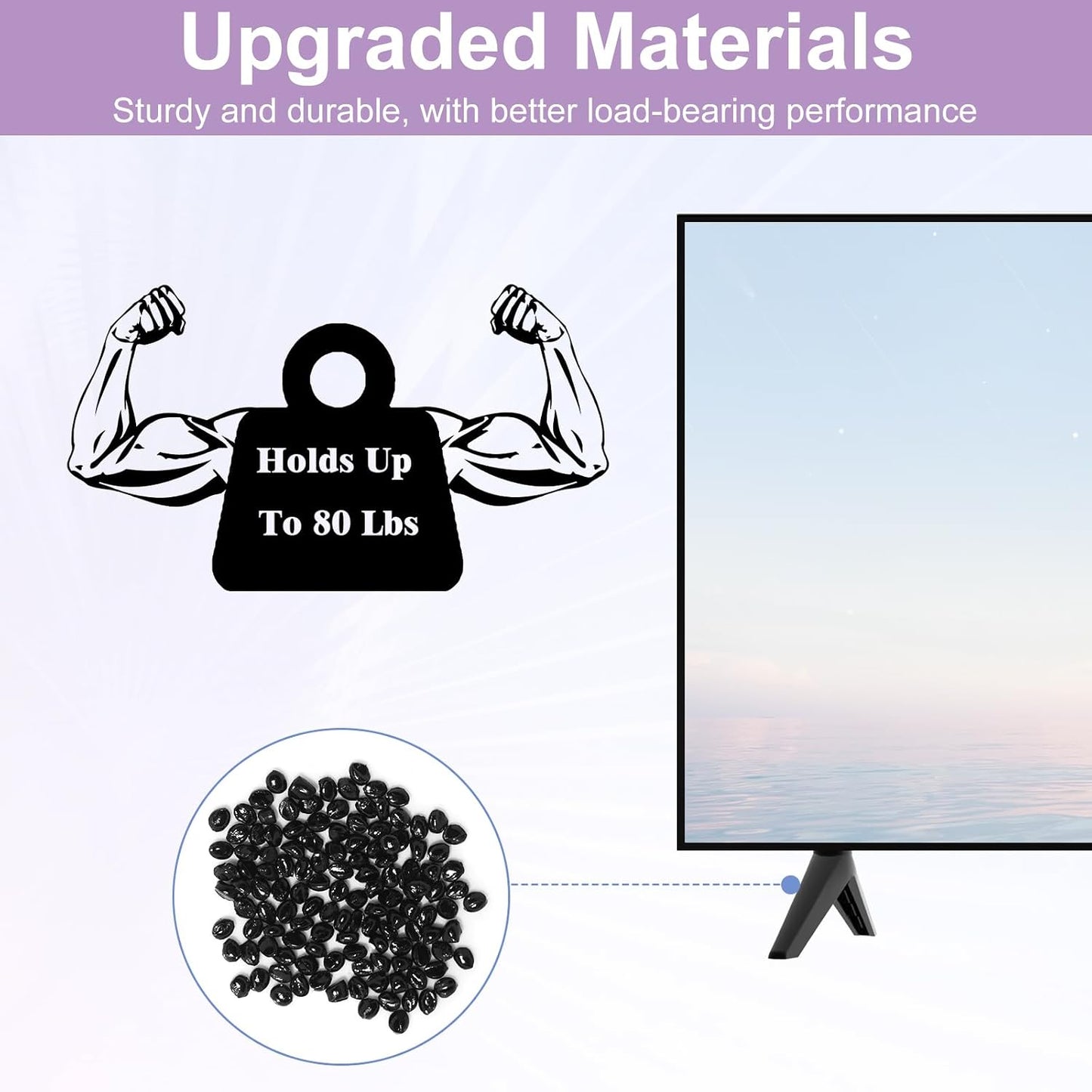 Varghesyla 32" 40" 43" 49" 50" 55" 65" 32S359 32S355 40S355 43S455 50S525 55S435 65S455 (Upgraded Version) TV Stand
