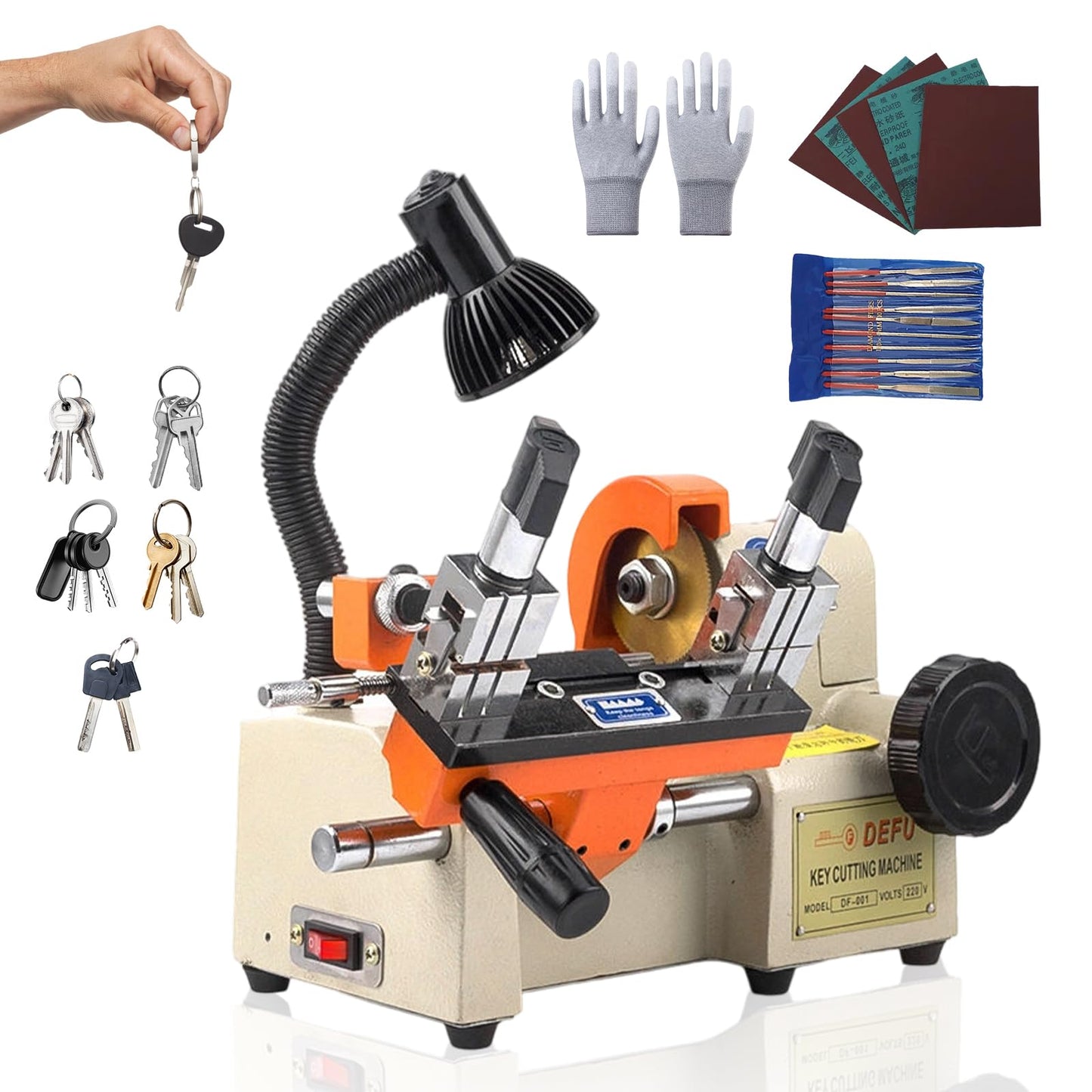 PakaLife Key Cutting Machine,Automatic Maker,Cutter Machines with Led Display,High Precision Keys Copy Machines,Professional Commercial Key Duplicator,Portable Making Machine for Locksmith